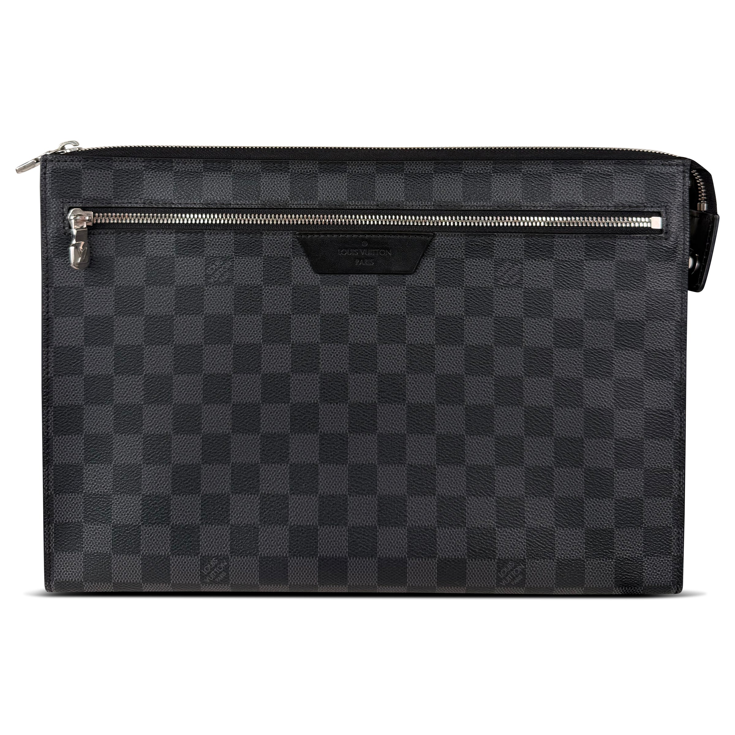 LOUIS VUITTON DAMIER GRAPHITE POCHETTE VOYAGE POUCH | PRE OWNED