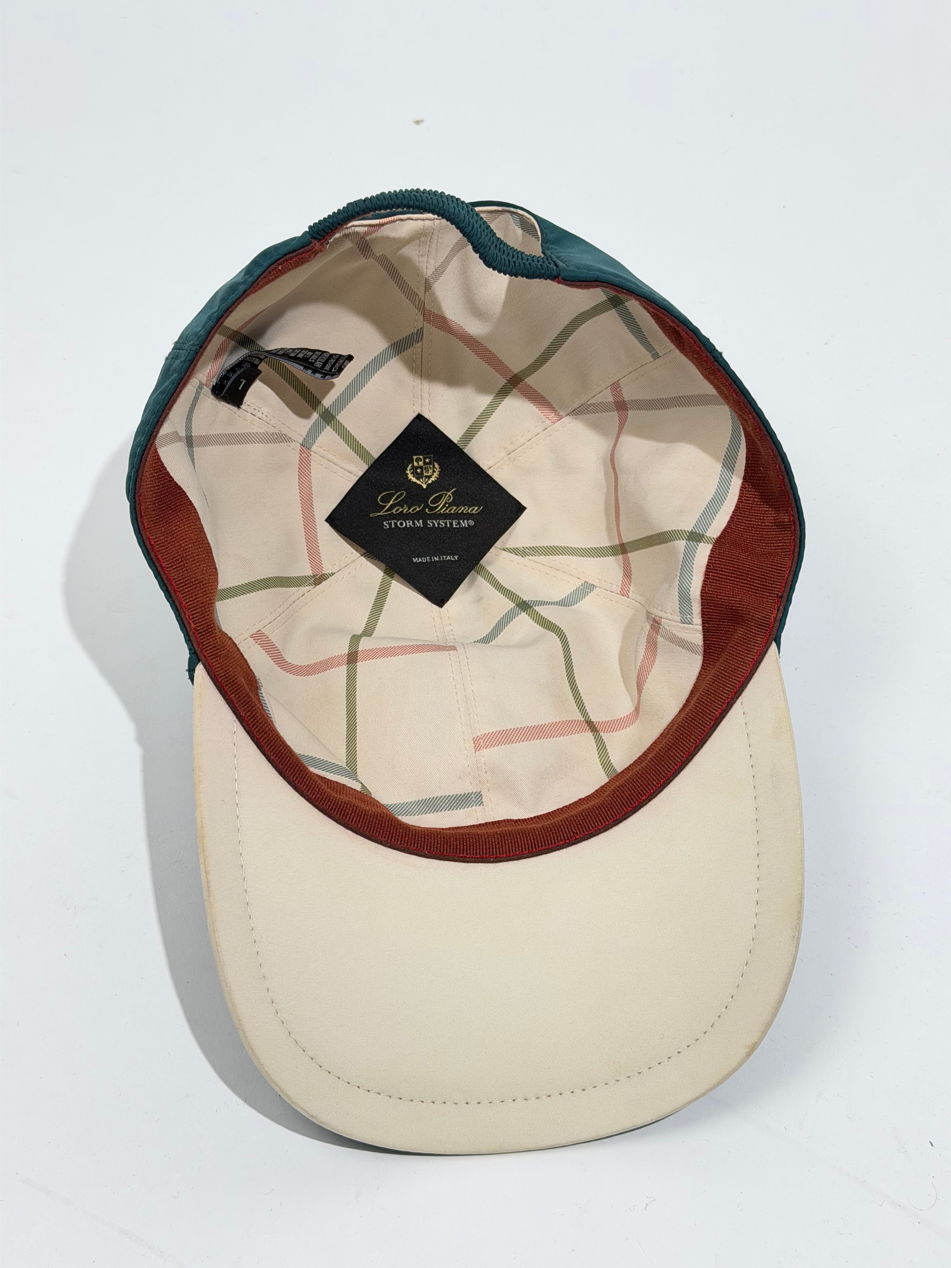 LORO PIANA TURQOISE CAP - LARGE | PRE OWNED
