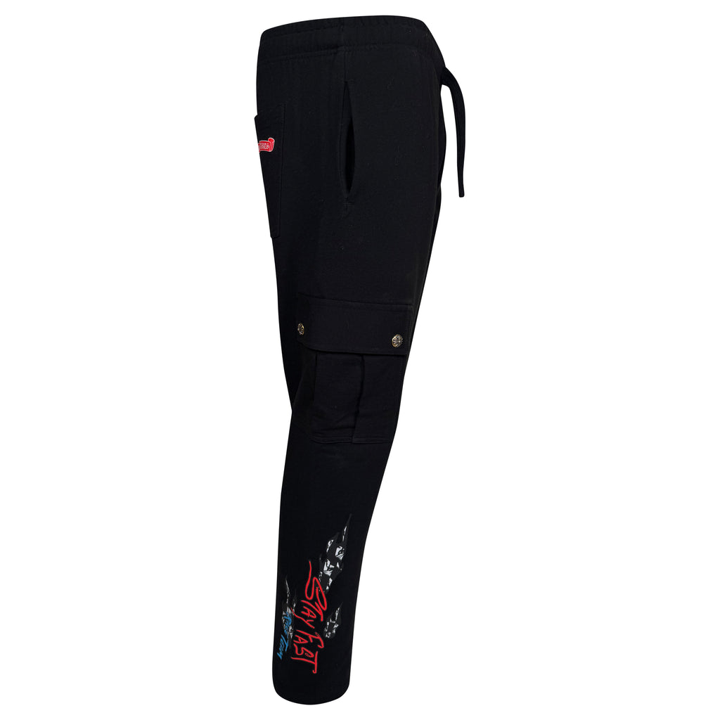 CHROME HEARTS MATTY BOY CARGO SWEAT PANTS - MEDIUM (Fits Large)