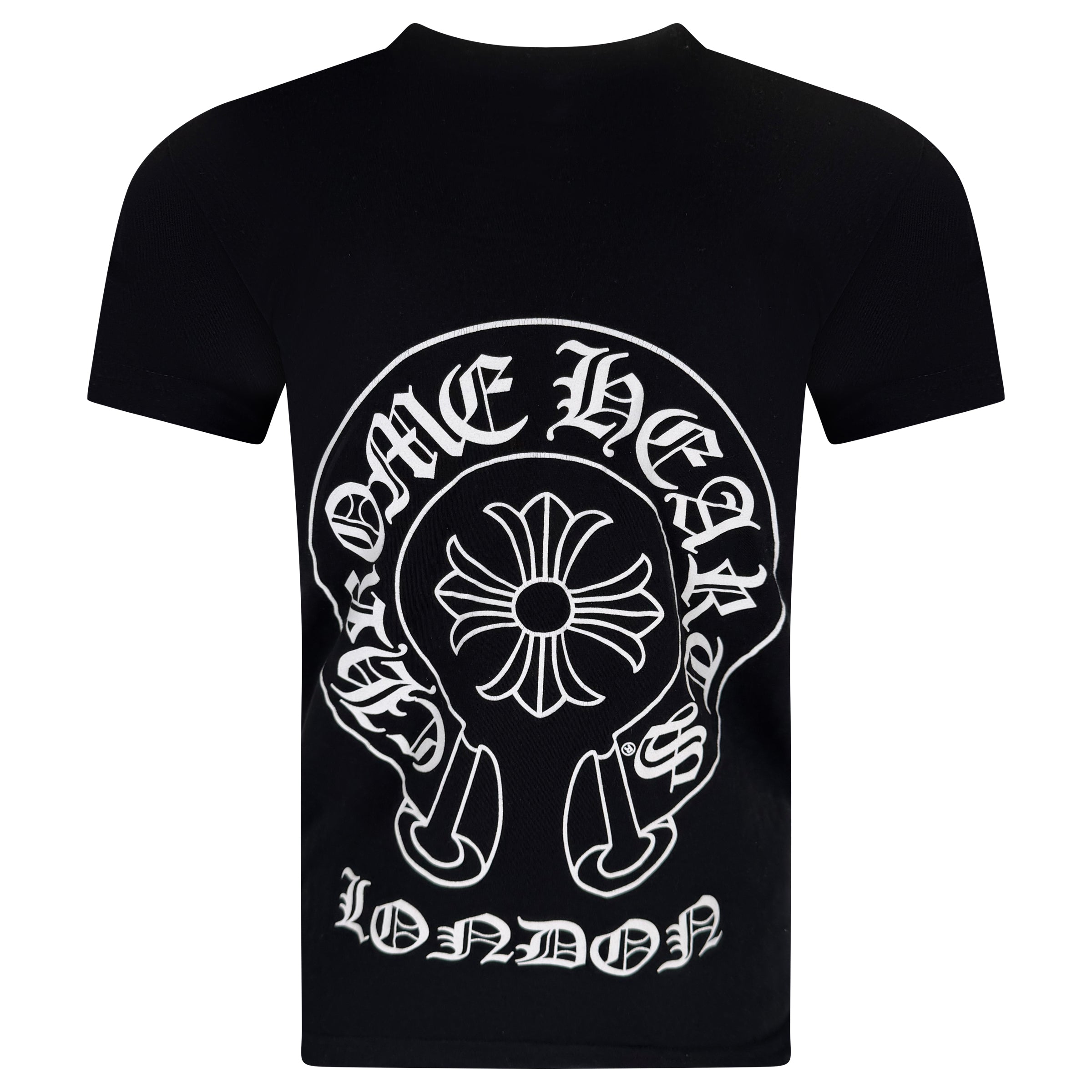 CHROME HEARTS BLACK LONDON LOGO T SHIRT- SMALL