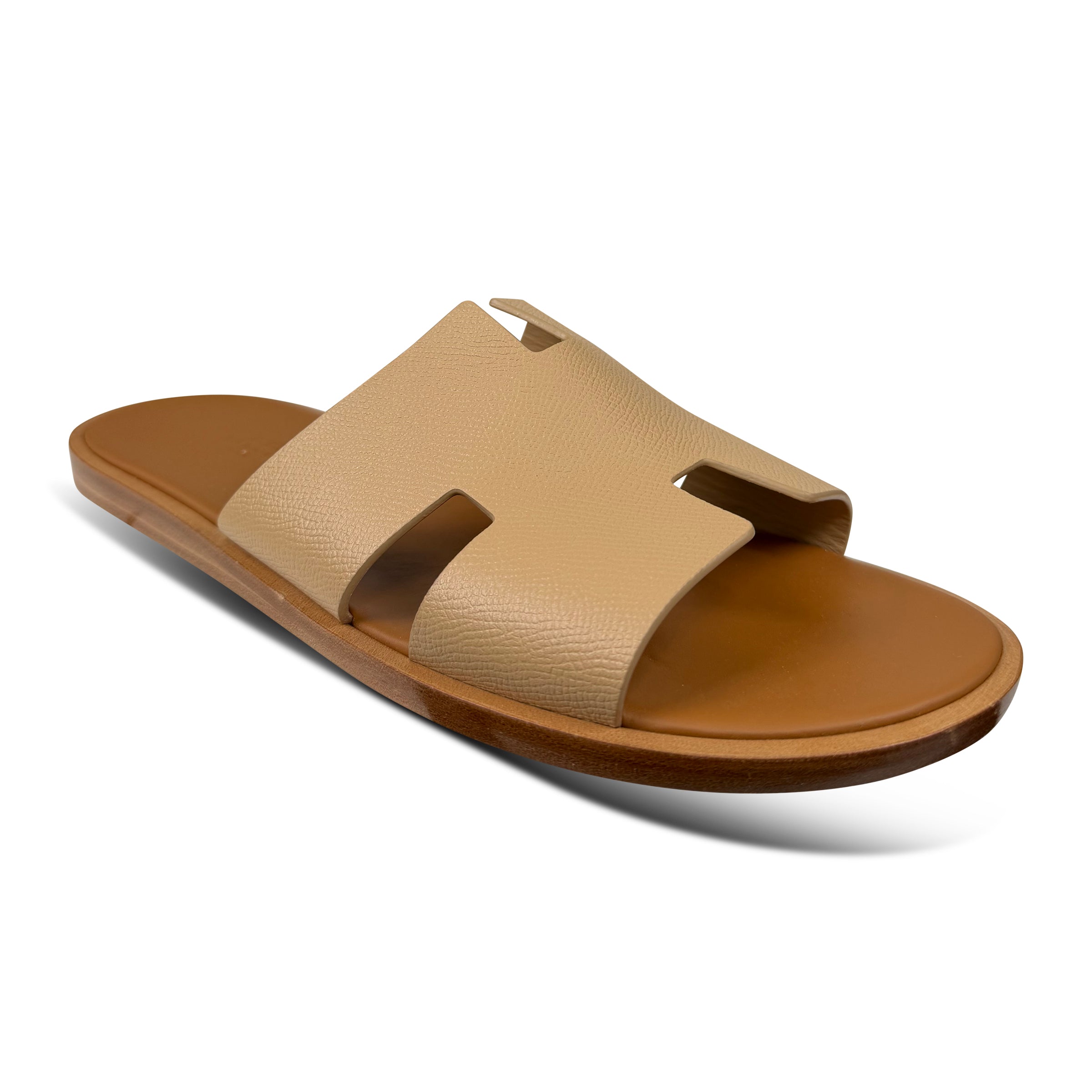 HERMES IZMIR SANDALS BEIGE - UK 10 (Fit 9)