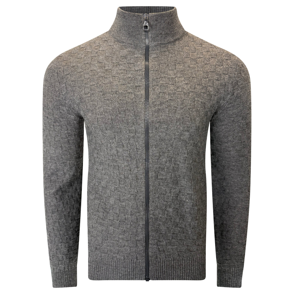 LOUIS VUITTON DAMIER CARDIGAN GREY - SMALL (Fits Medium) | PRE OWNED