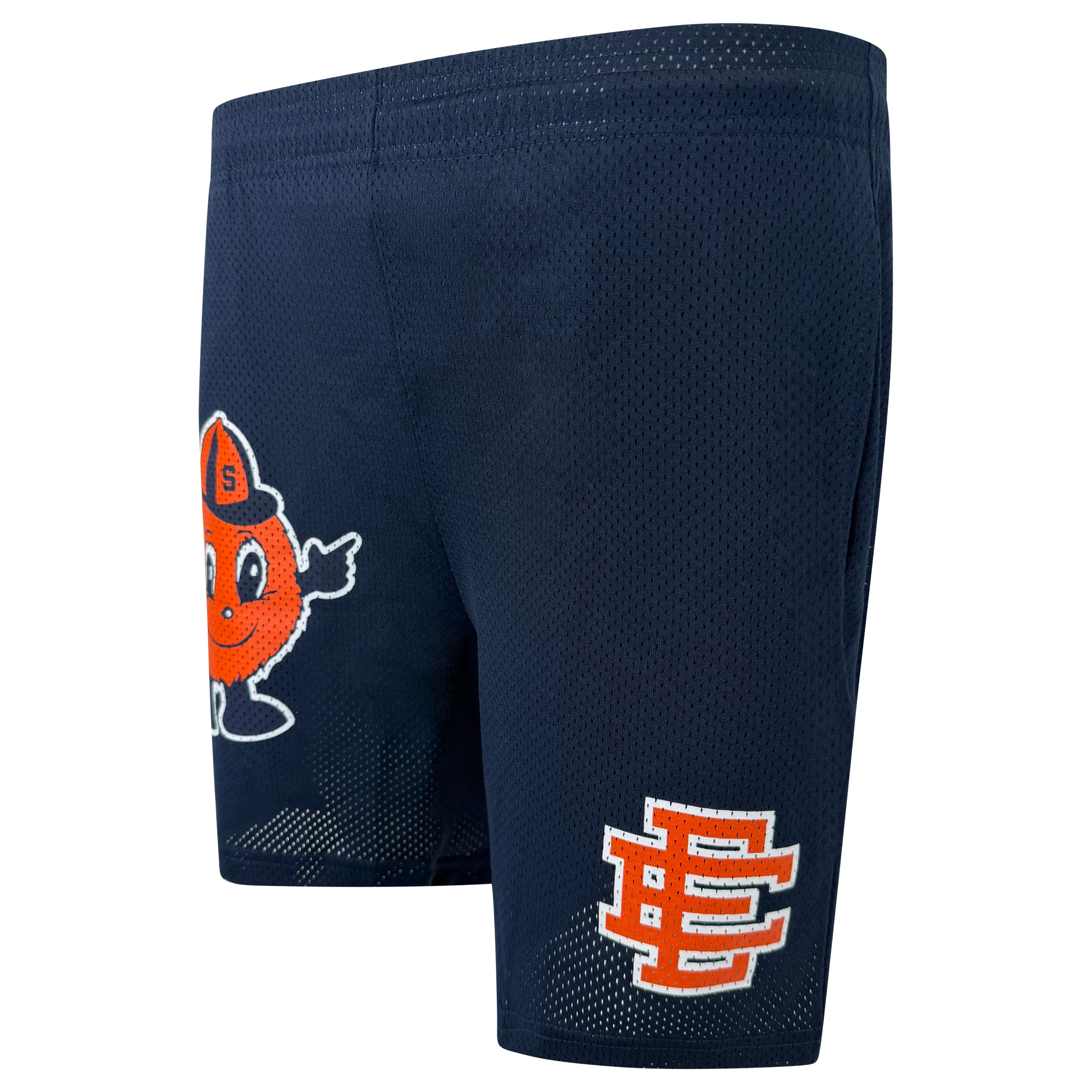 ERIC EMANUEL NAVY / ORANGE SYRACUSE SHORTS - MEDIUM | NEW