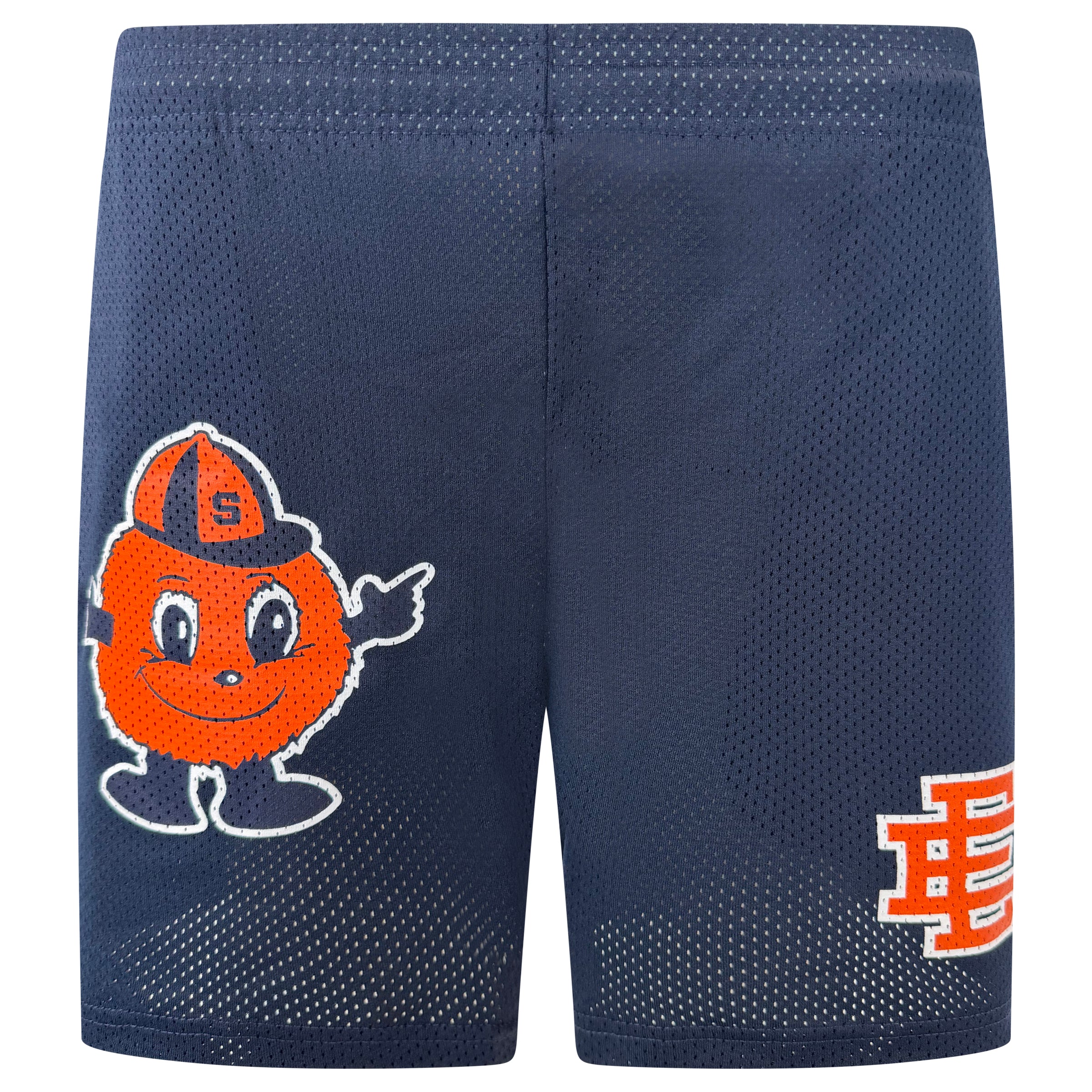ERIC EMANUEL NAVY / ORANGE SYRACUSE SHORTS - MEDIUM | NEW