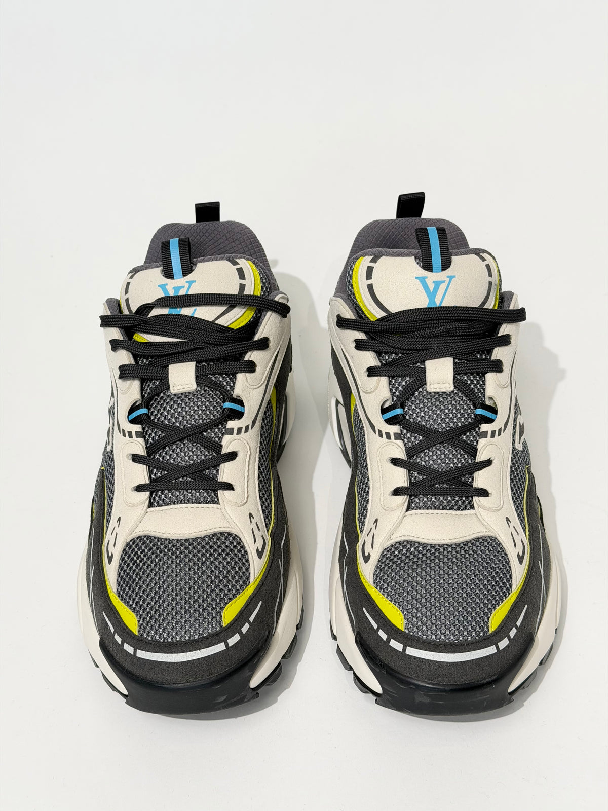 LOUIS VUITTON TATIC RUNNER TRAINER ANTHRACITE GREY TRAINER - UK 9 (Fits 10) | PRE OWNED