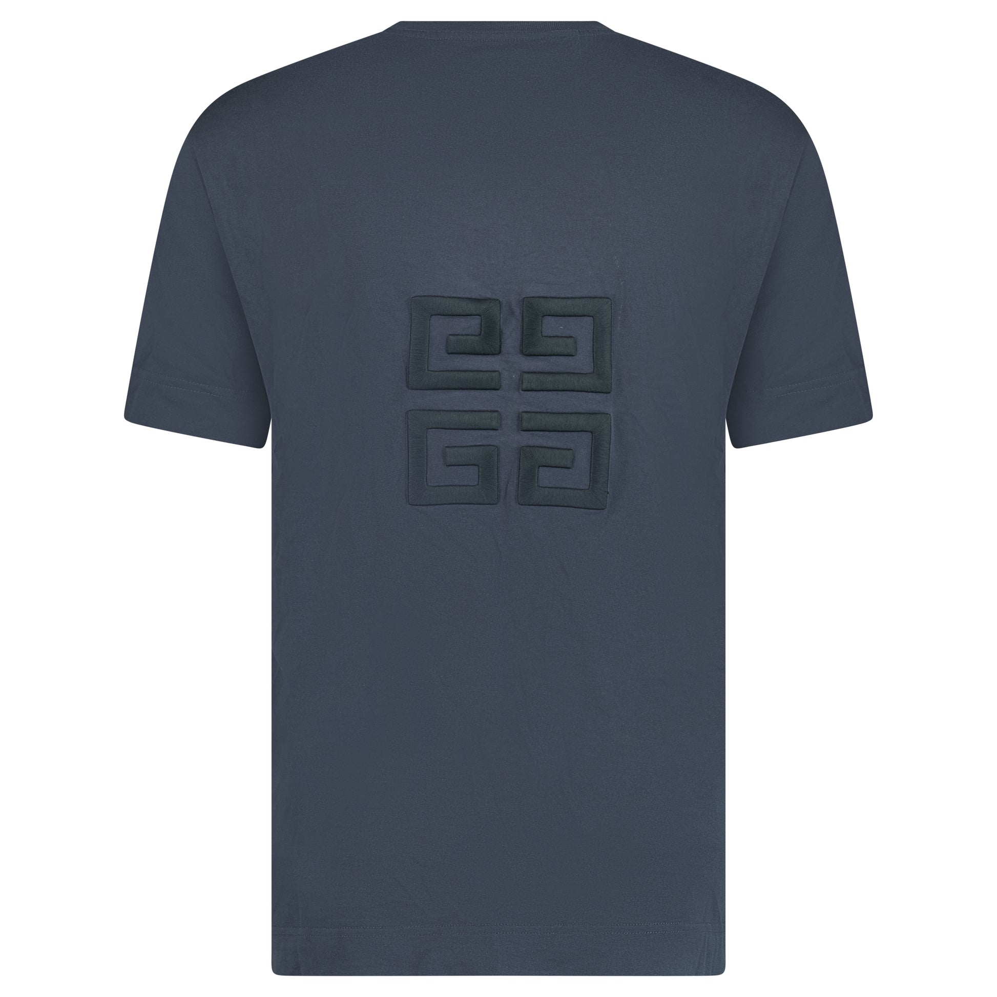 GIVENCHY LOGO T SHIRT NAVY - XL (Fits L)