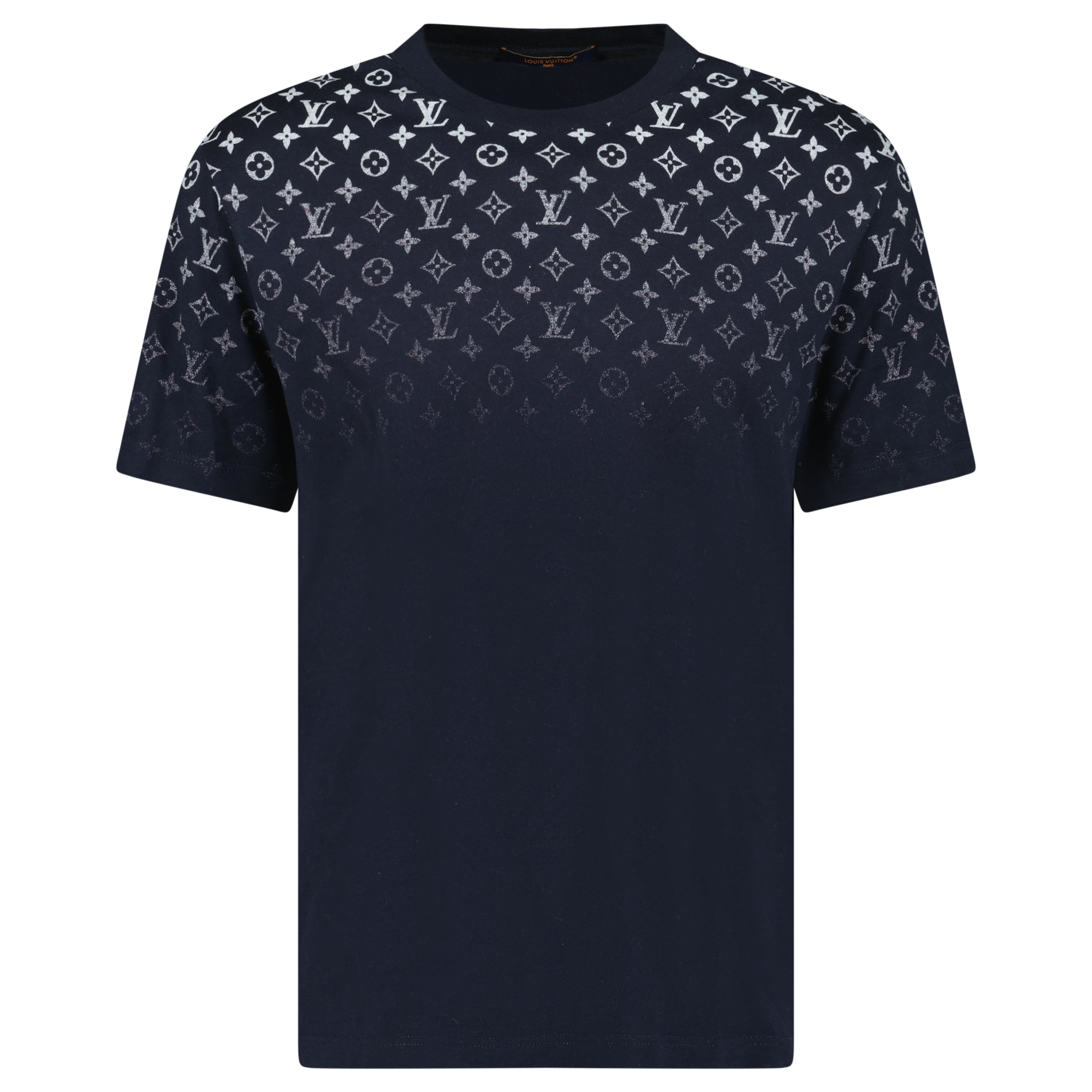 LOUIS VUITTON NAVY GRADIENT T SHIRT - MEDIUM | PRE OWNED