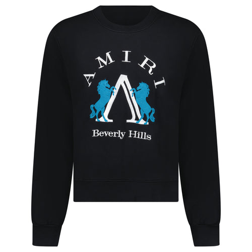 AMIRI BLACK LOGO SWEATSHIRT- MEDIUM