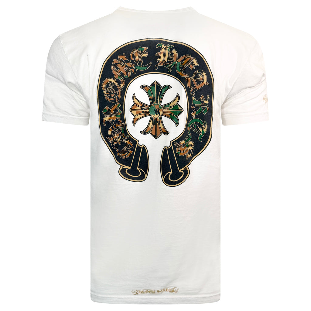CHROME HEARTS WHITE T SHIRT - LARGE (Fits Medium) | PRE OWNED