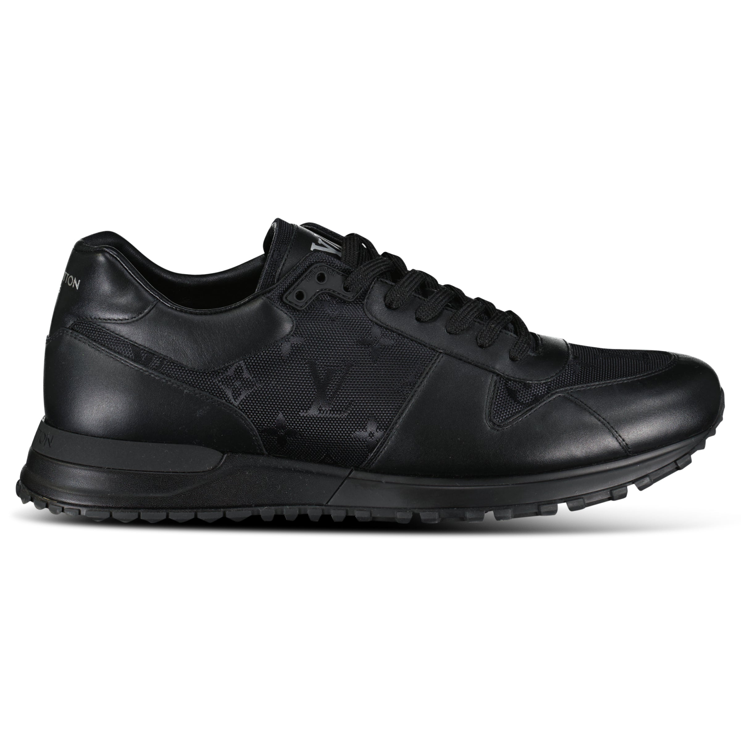 LOUIS VUITTON RUNAWAY TRAINERS BLACK - UK 9 (Fits 10) | PRE OWNED