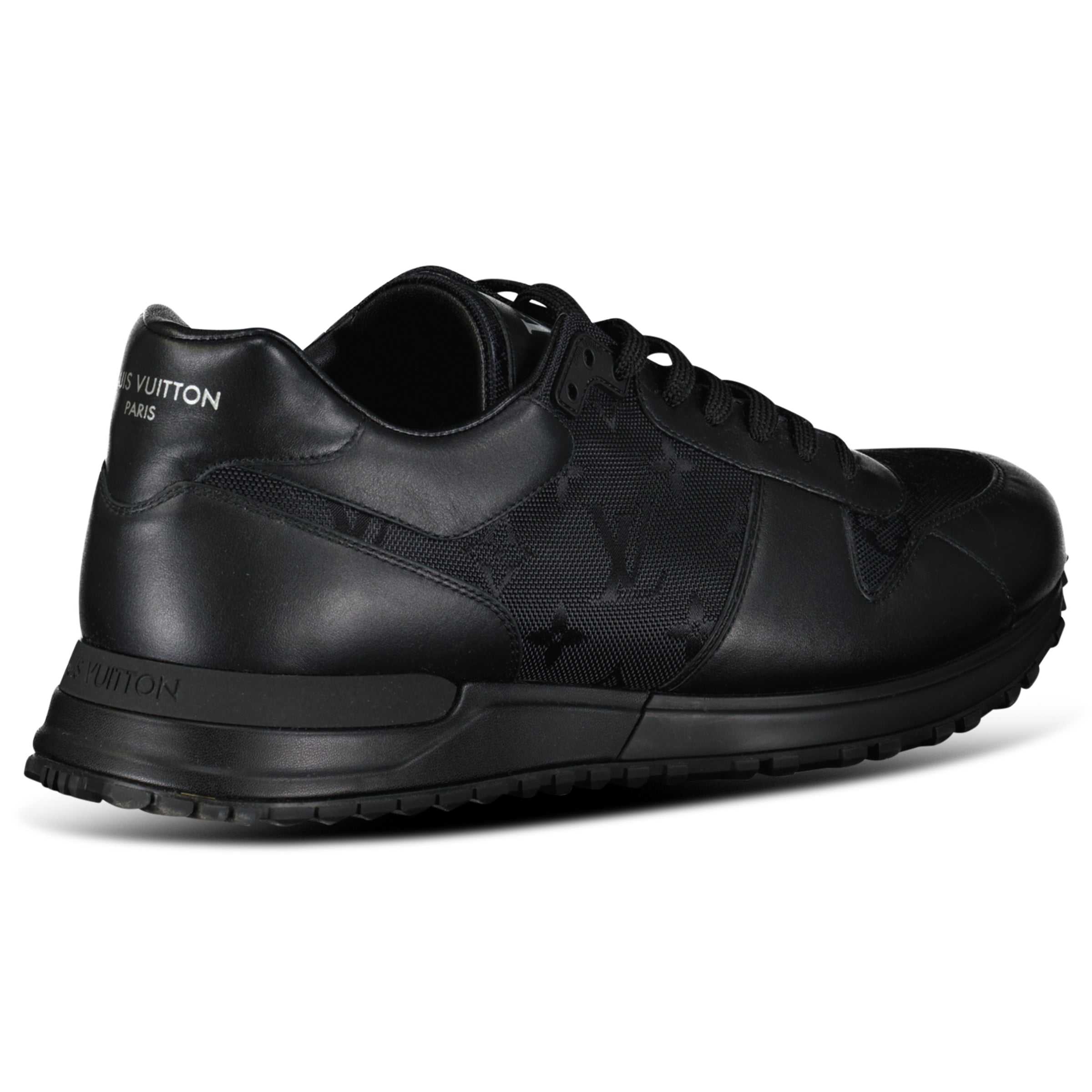 LOUIS VUITTON RUNAWAY TRAINERS BLACK - UK 9 (Fits 10) | PRE OWNED