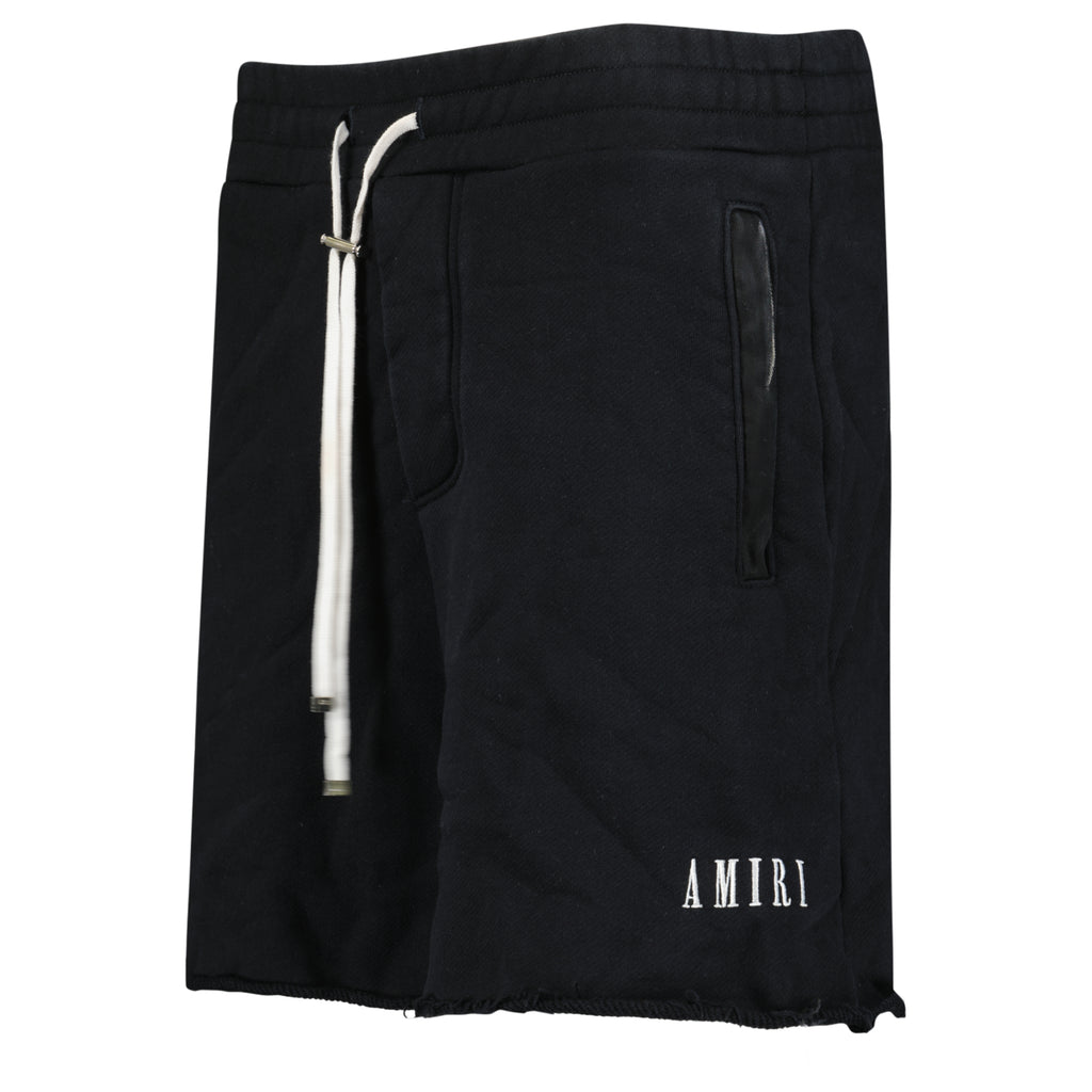 AMIRI BLACK TRACK SHORTS - SMALL | PRE OWNED