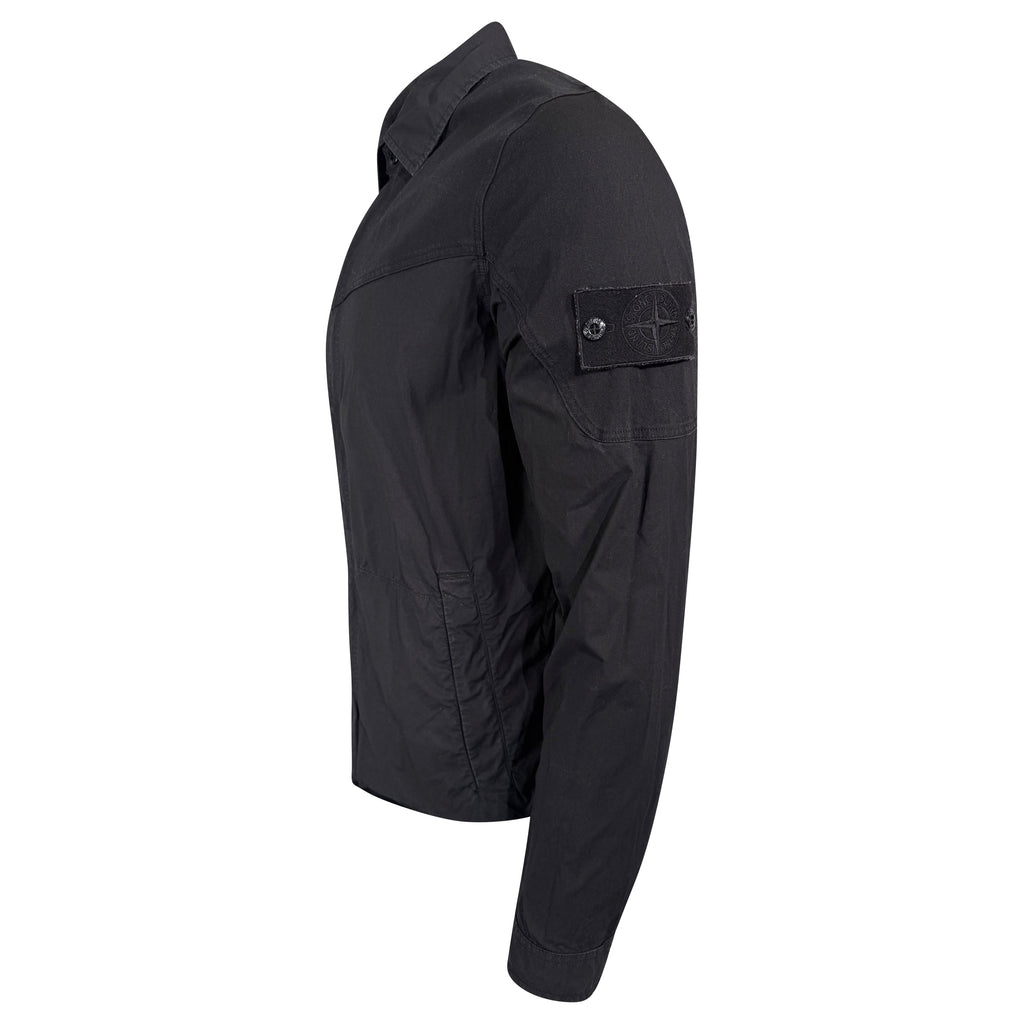 STONE ISLAND GHOST OVER SHIRT BLACK - MEDIUM | PRE OWNED