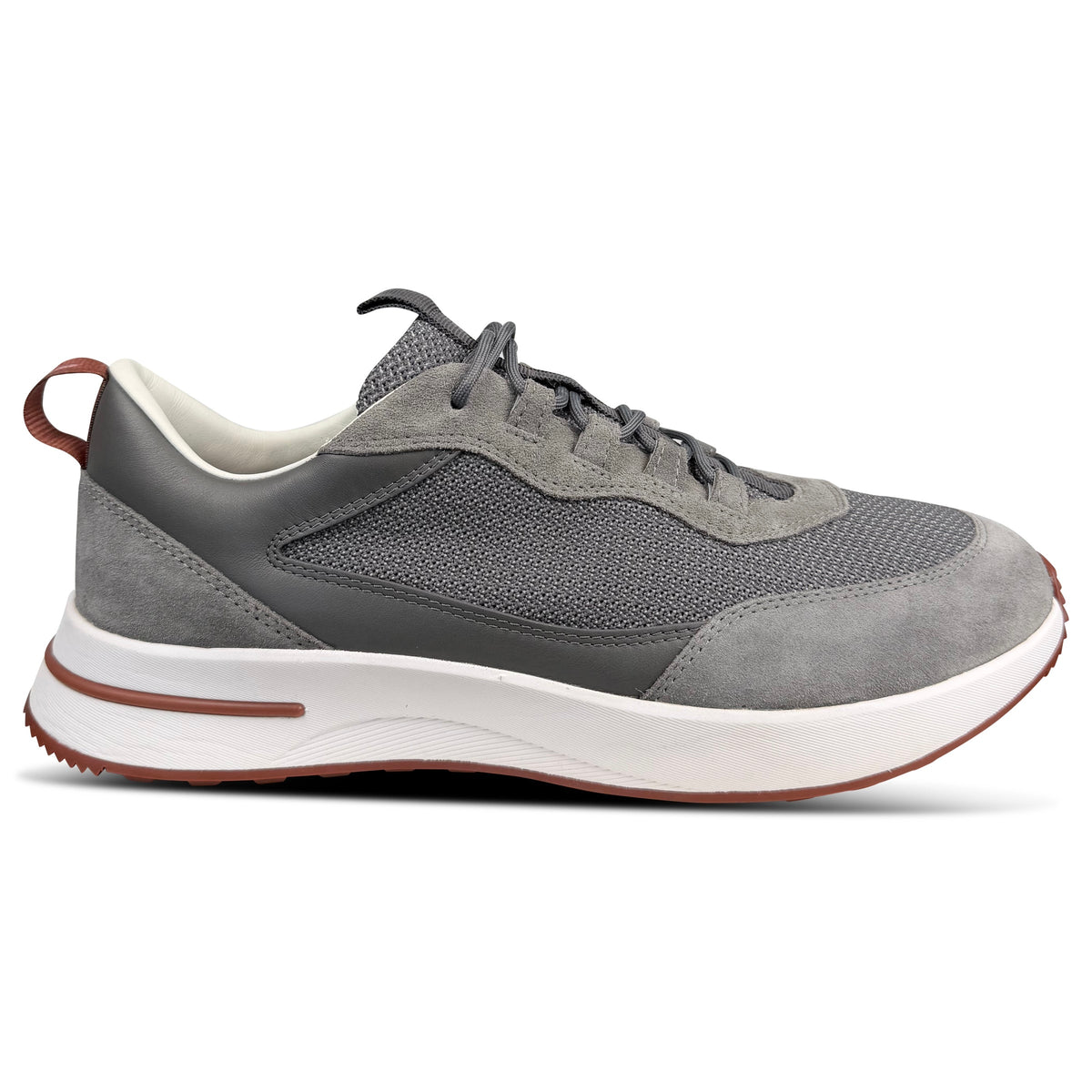 LORO PIANA WEEKEND WALK GREY TRAINER  - UK 9 (Fits 9.5) | PRE OWNED