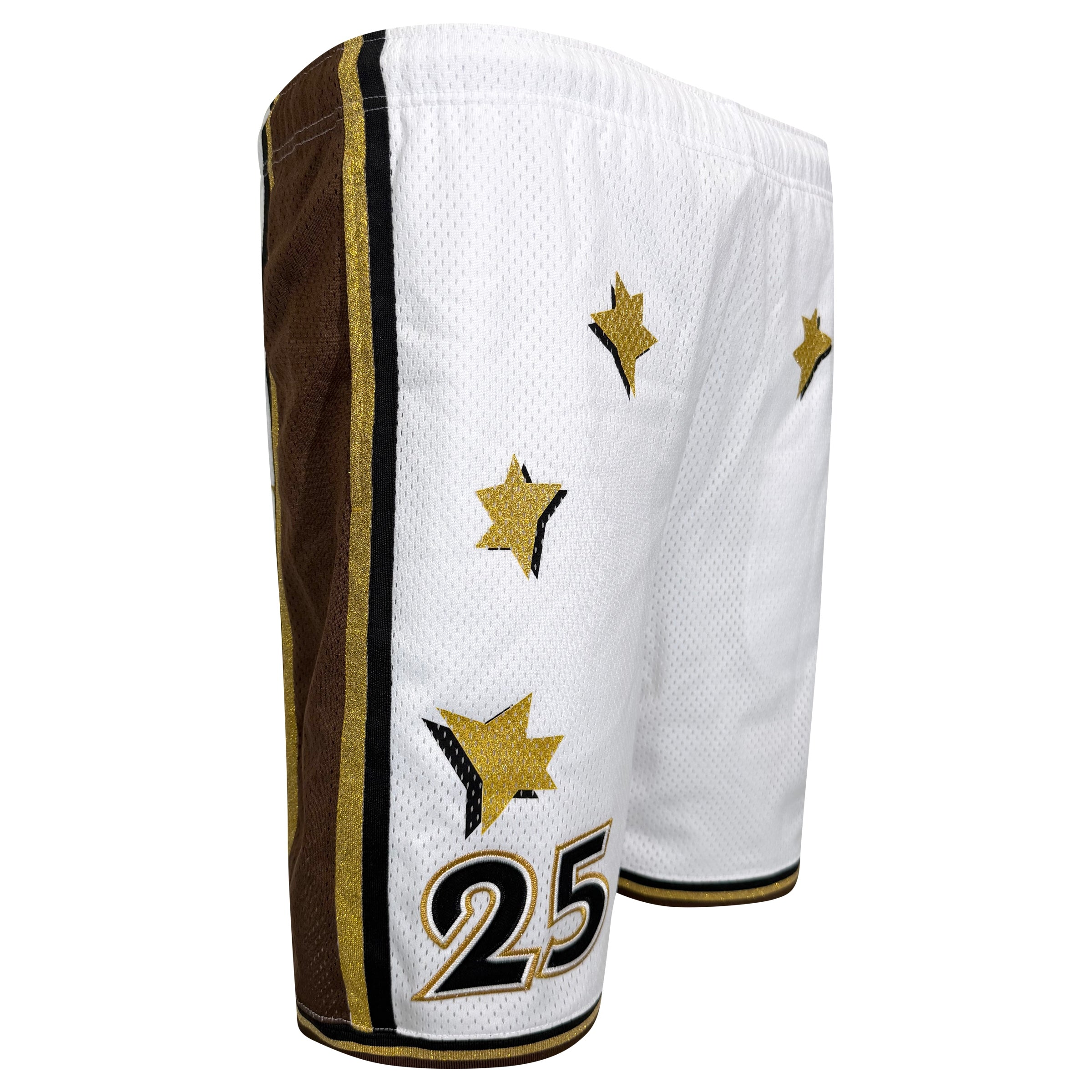 SUPREME WHTE BASKETBALL SHORTS - SMALL (Fits Medium)| PRE OWNED