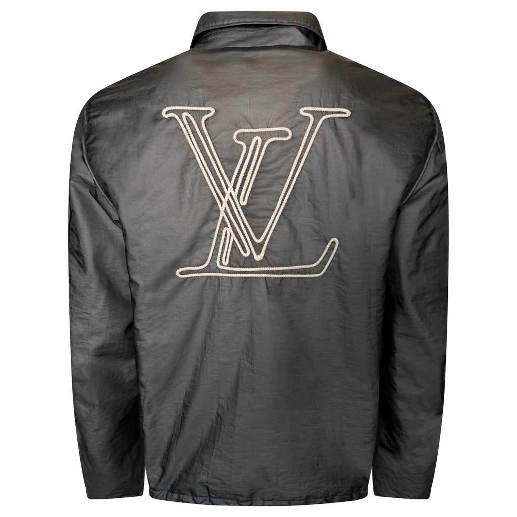 LOUIS VUITTON GREY NAUTICAL EMBROIDERED JACKET - LARGE (50) | PRE OWNED
