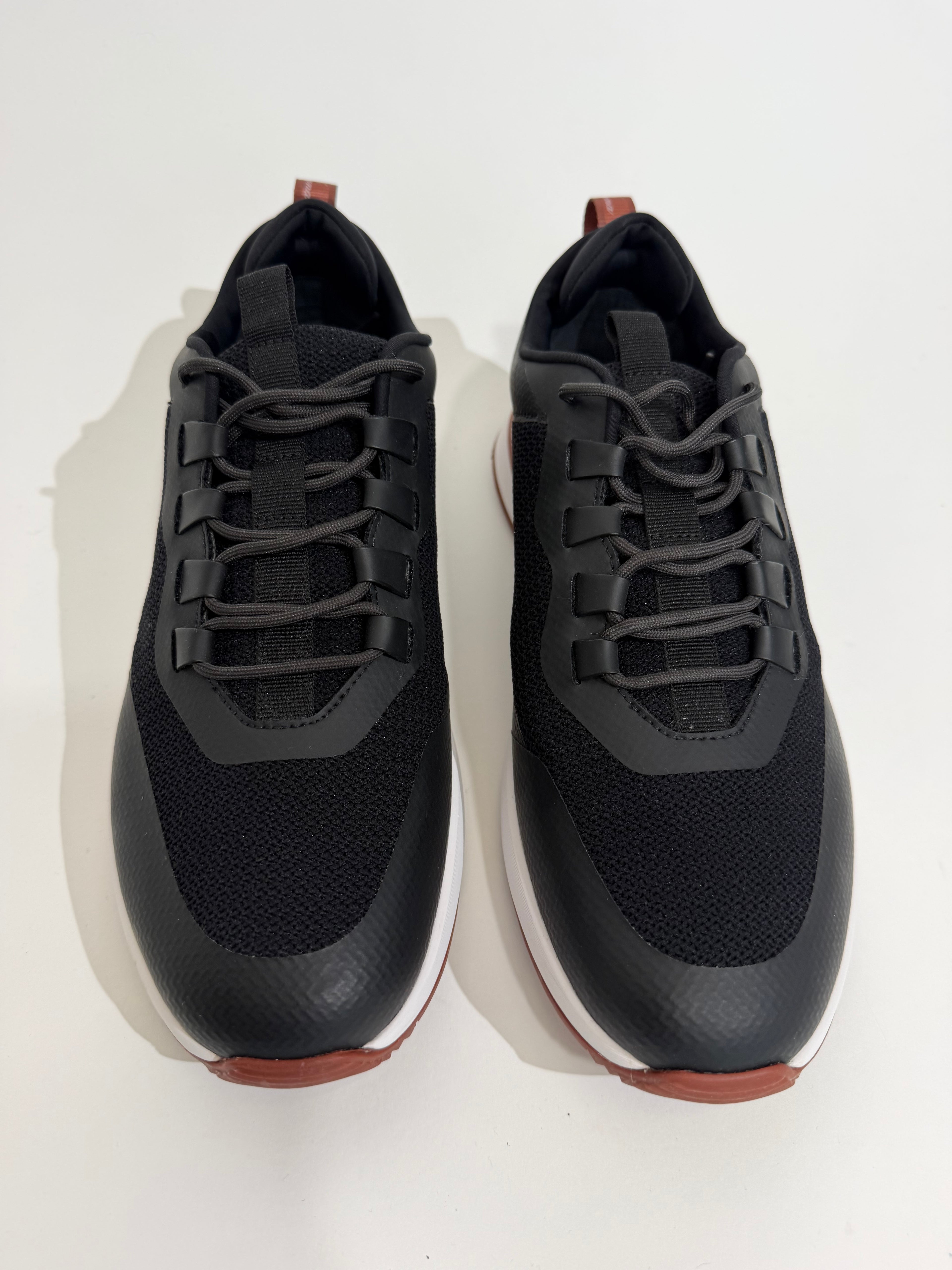 LORO PIANA WEEK END EVO WALK BLACK - UK 8.5 (Fits 9) | PRE OWNED