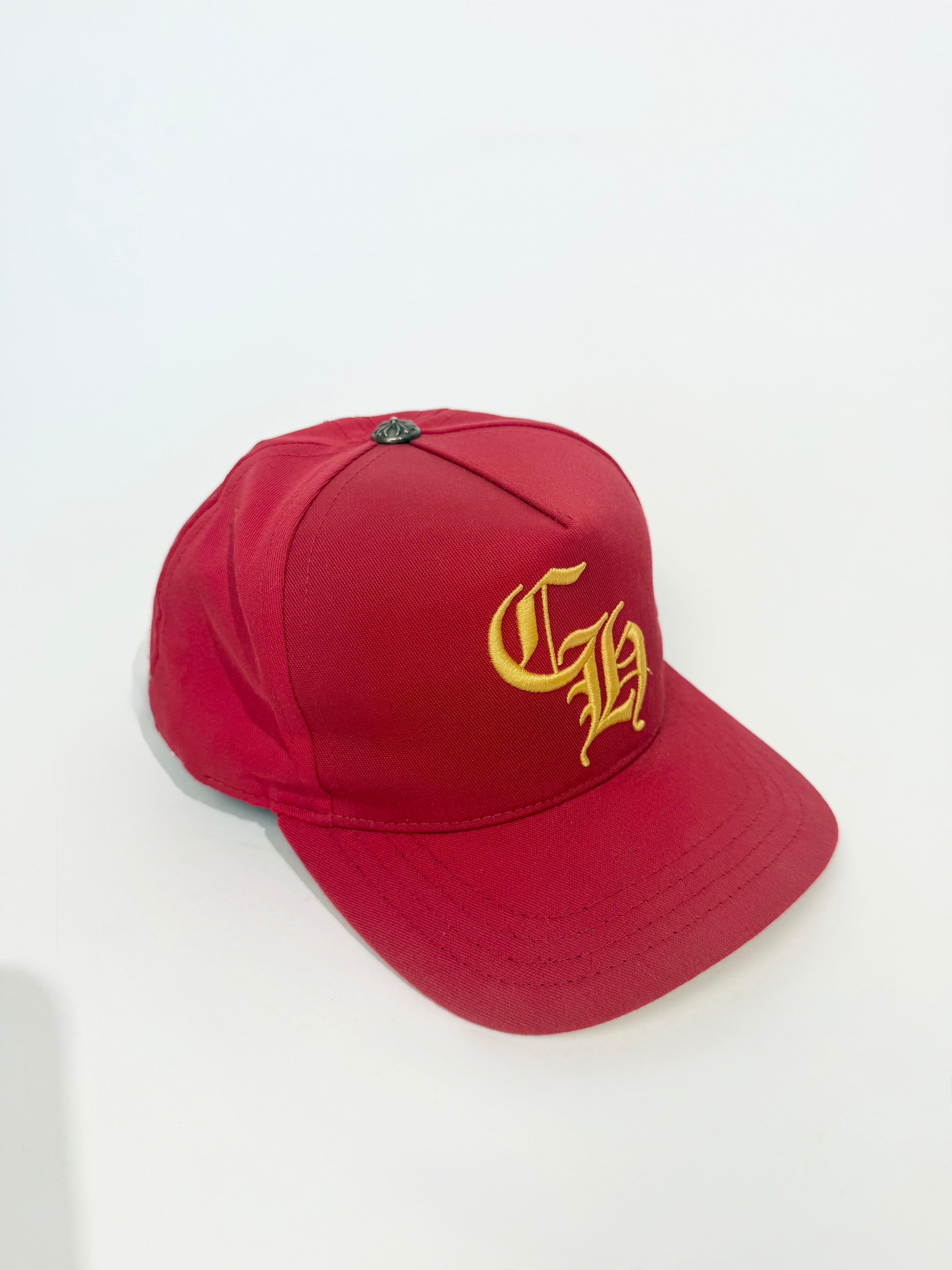 CHROME HEARTS RED CH HAT | PRE OWNED
