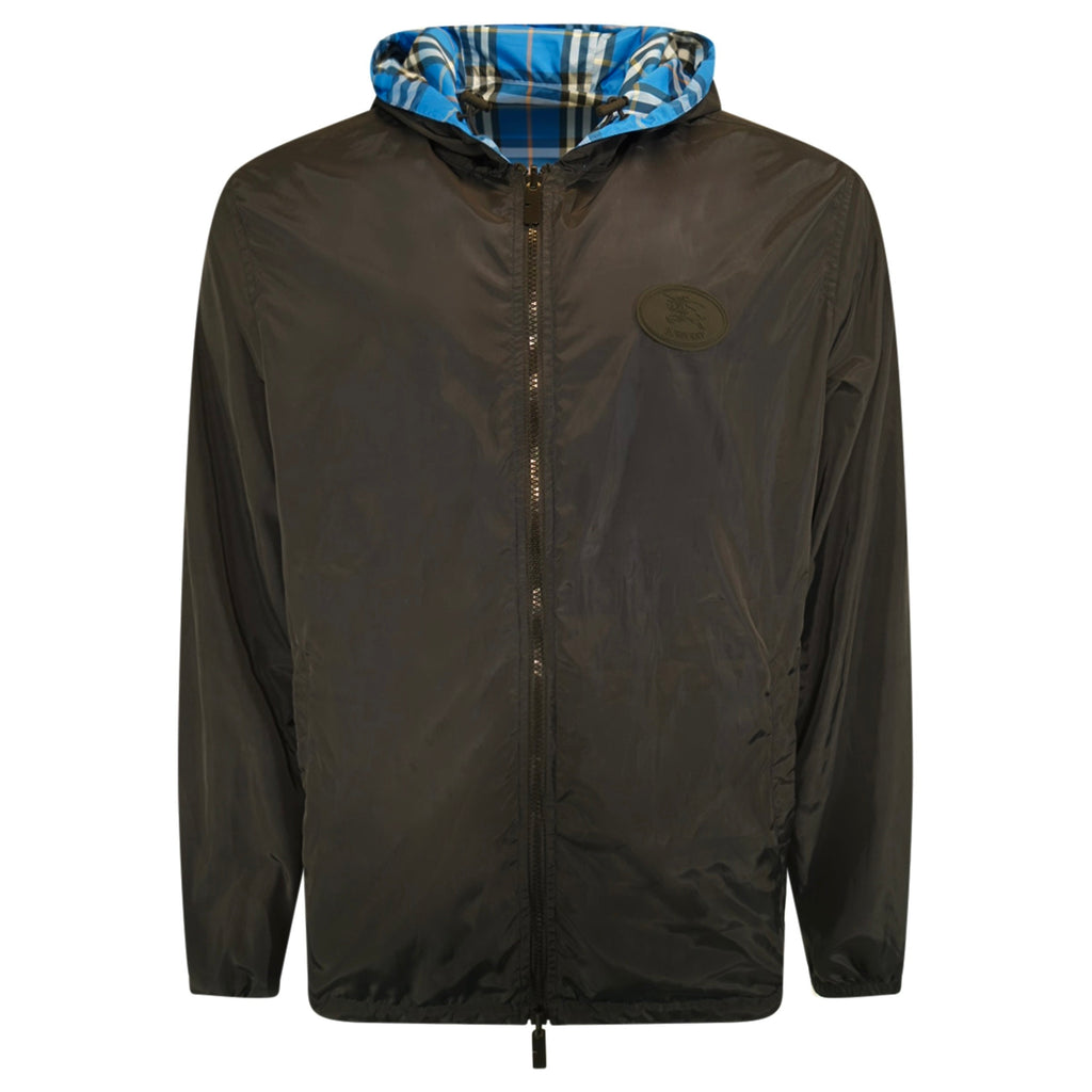 BURBERRY NAVY REVERSIBLE WINDBREAKER - XL | PRE OWNED