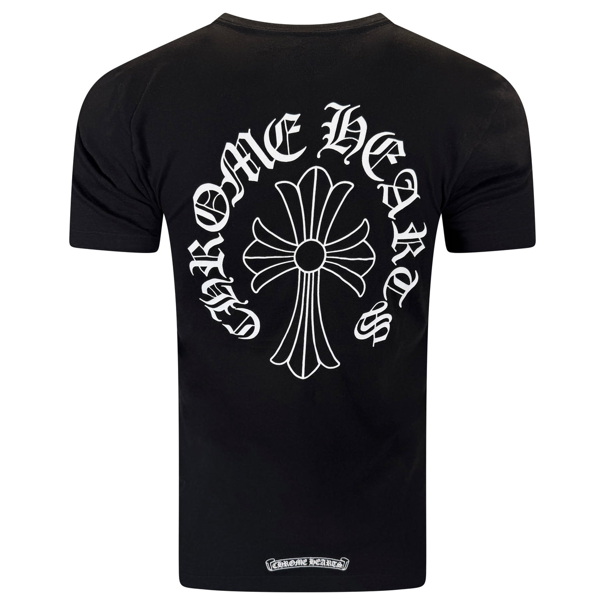 CHROME HEARTS LOGO BLACK T SHIRT - MEDIUM | PRE OWNED