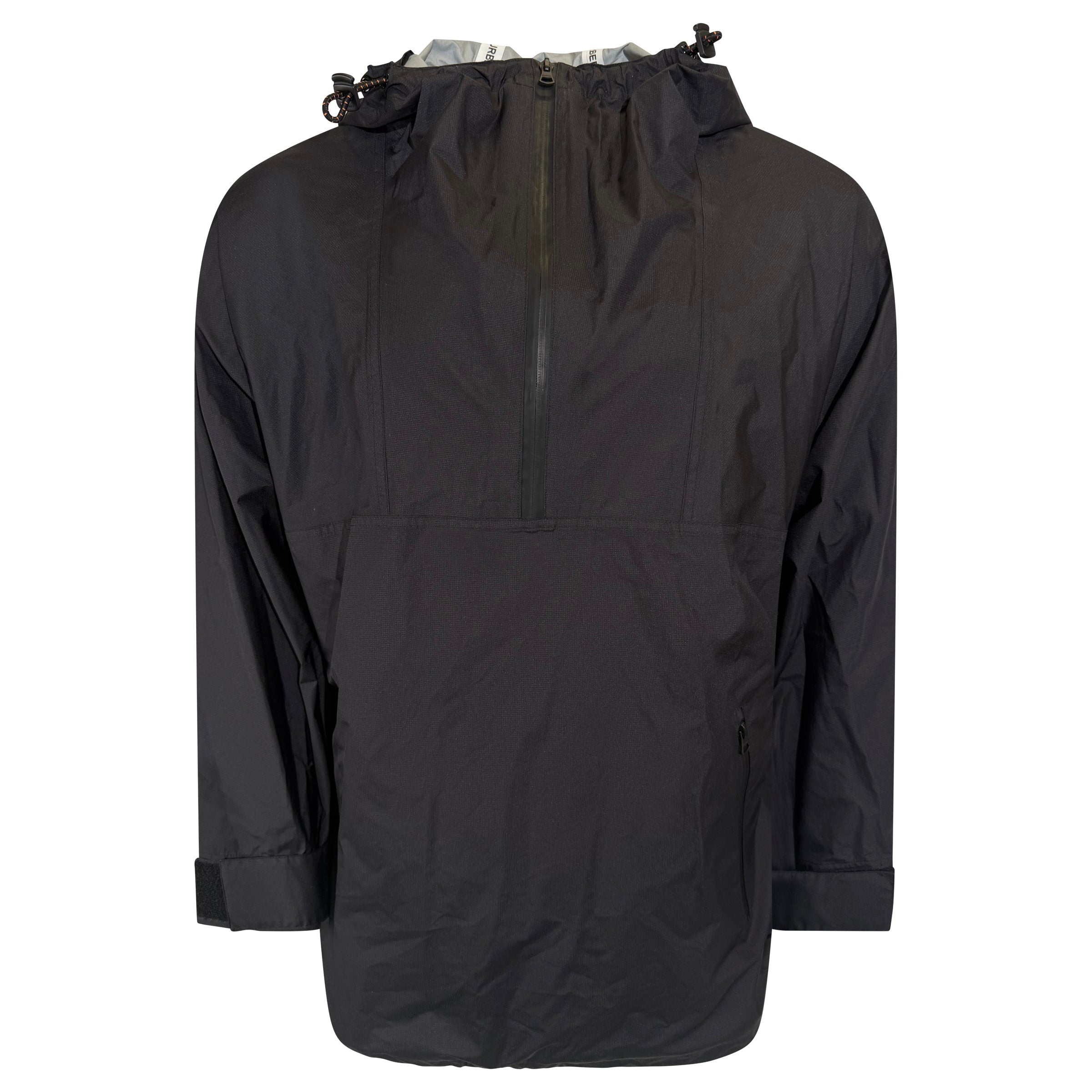 BURBERRY BLACK WINDBREAKER - LARGE (Fits XL) | PRE OWNED