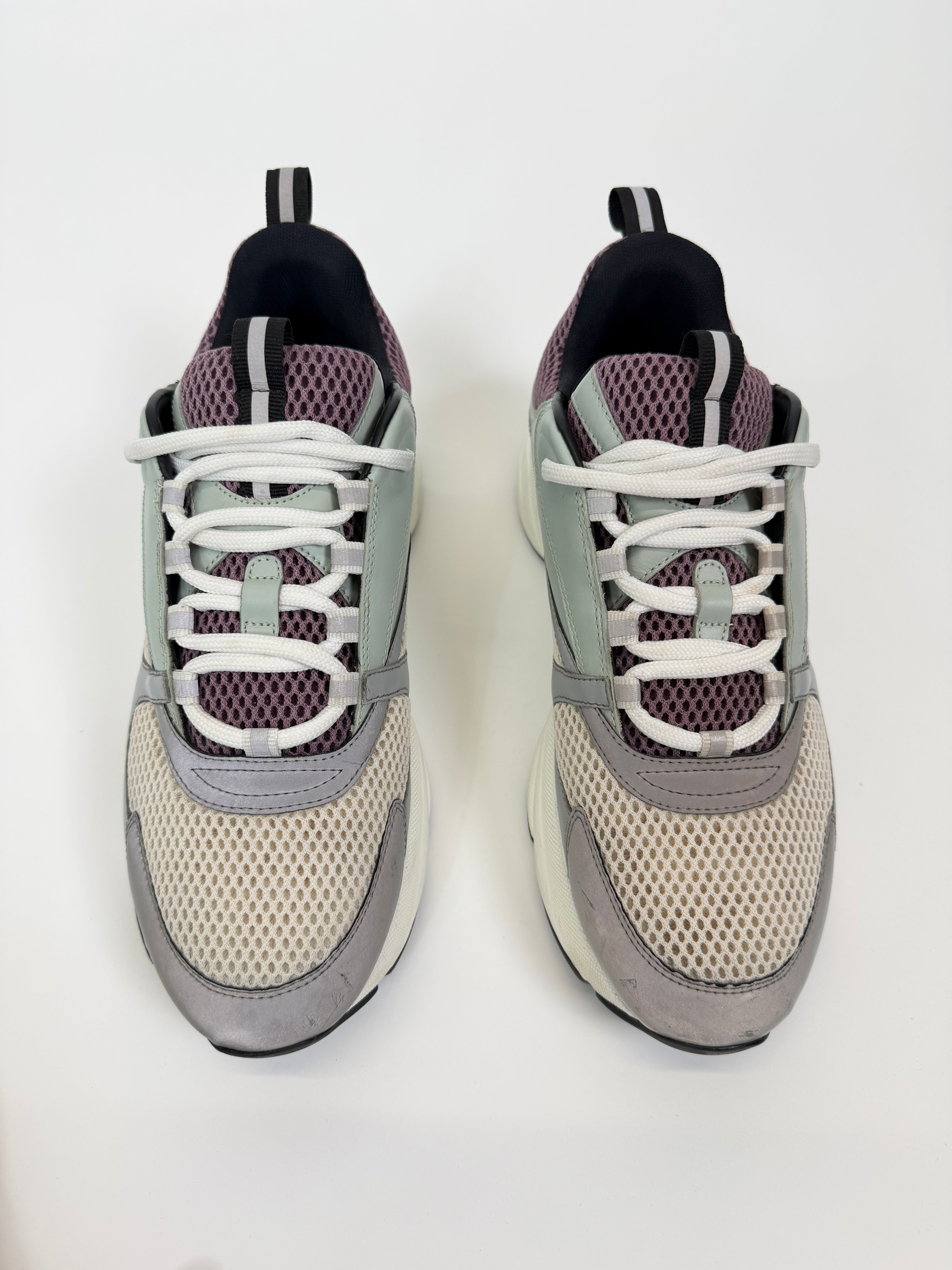 DIOR B22 PURPLE / BEIGE TRAINER - UK 8 (42)