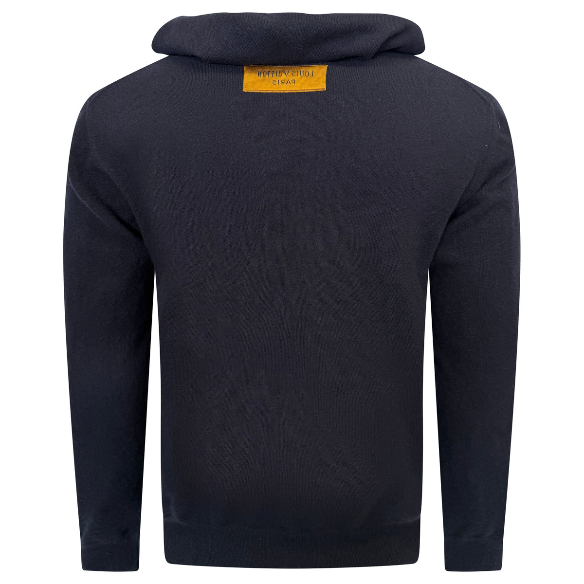 LOUIS VUITTON NAVY LVSE LV EMBOSSED HOODIE NAVY - MEDIUM | PRE OWNED