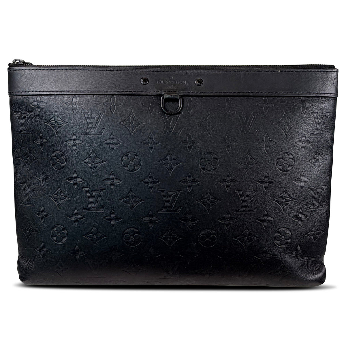 LOUIS VUITTON CLUTCH POCHETTE DISCOVERY SHADOW MONOGRAM | PRE OWNED