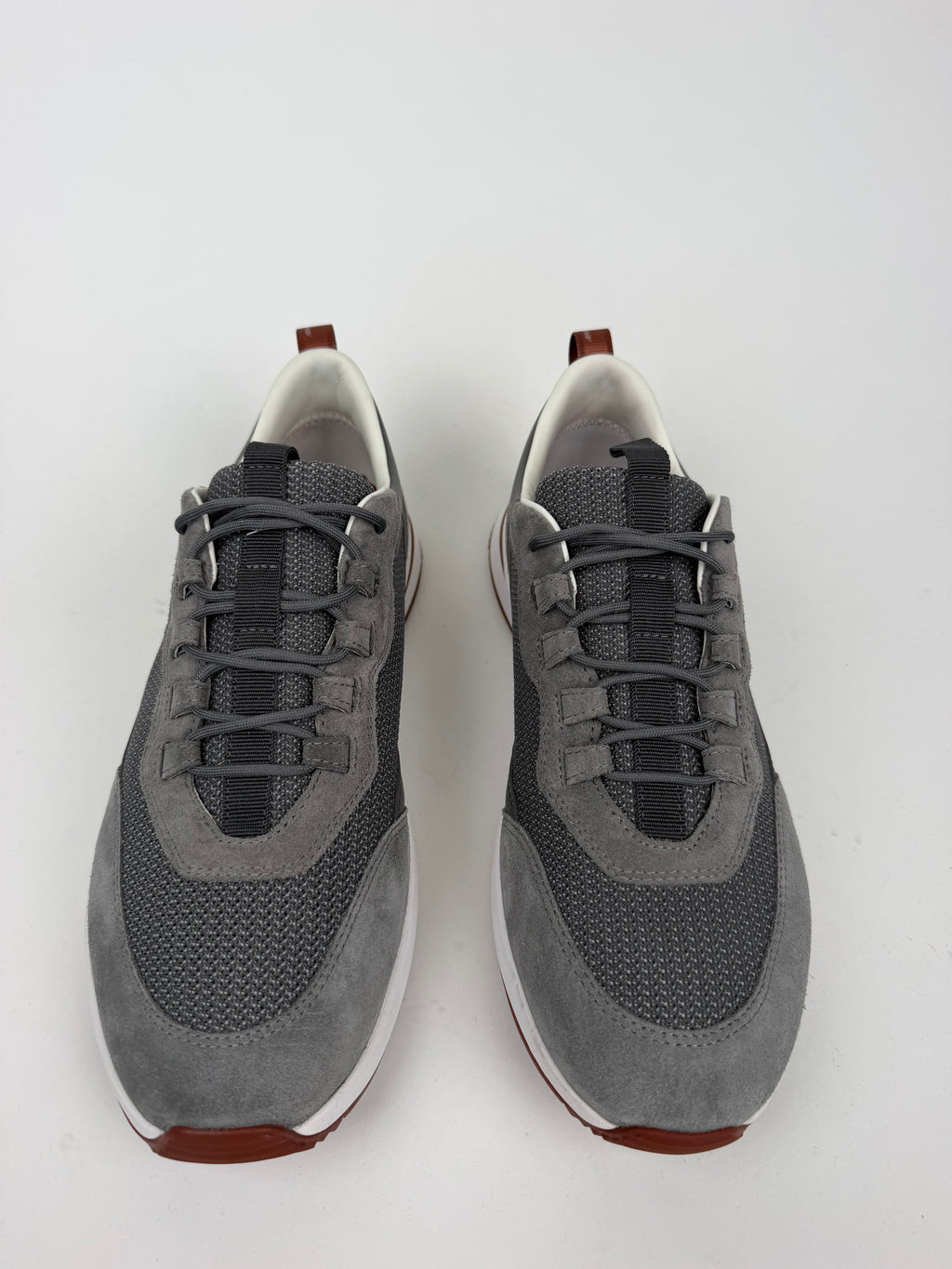 LORO PIANA WEEKEND WALK GREY TRAINER  - UK 9 (Fits 9.5) | PRE OWNED