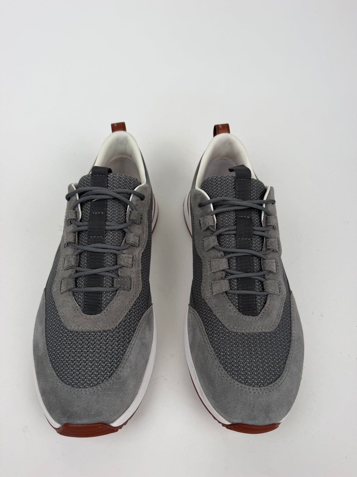 LORO PIANA WEEKEND WALK GREY TRAINER  - UK 9 (Fits 9.5) | PRE OWNED