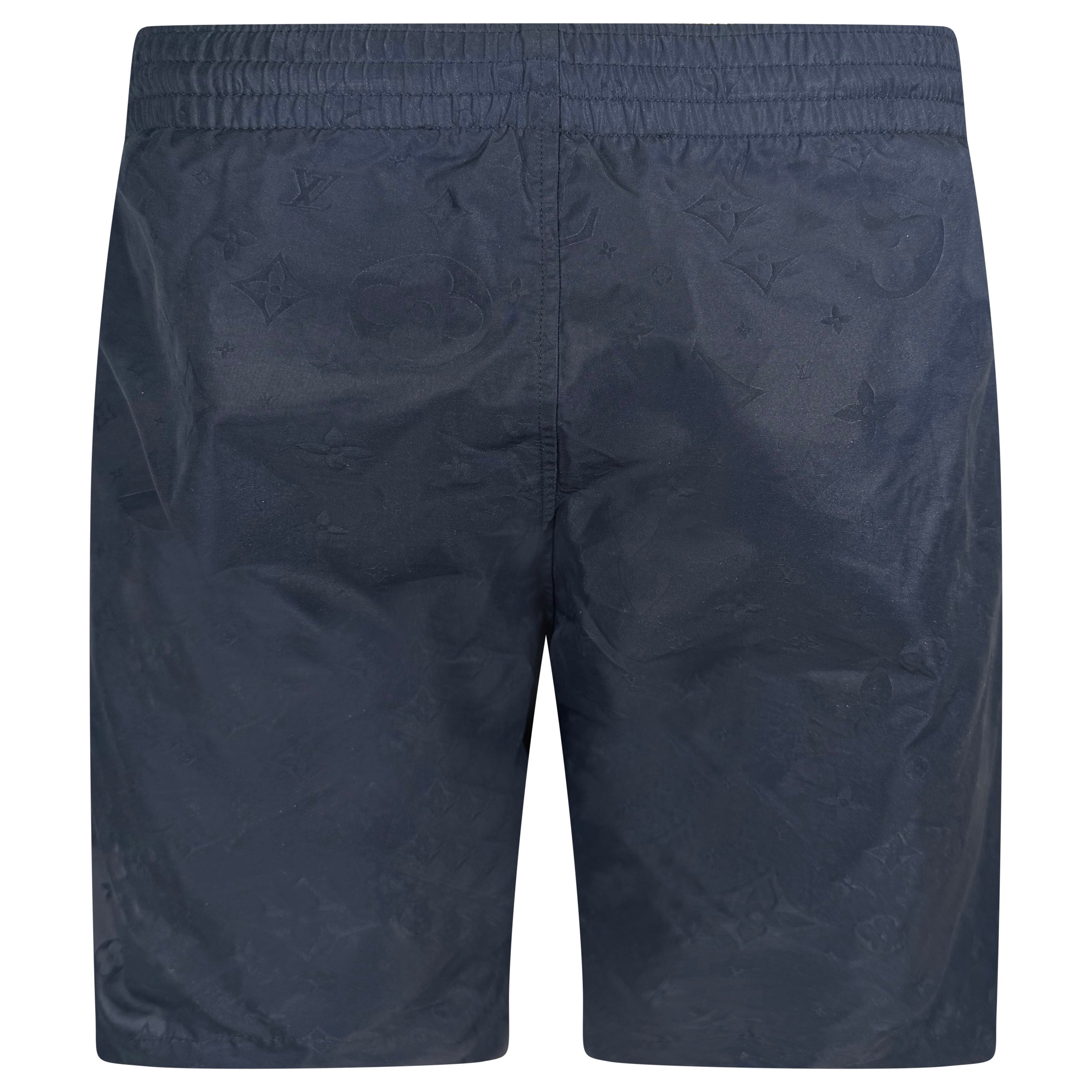 LOUIS VUITTON NAVY MONOGRAM SWIM SHORTS - XL | NEW WITH TAGS