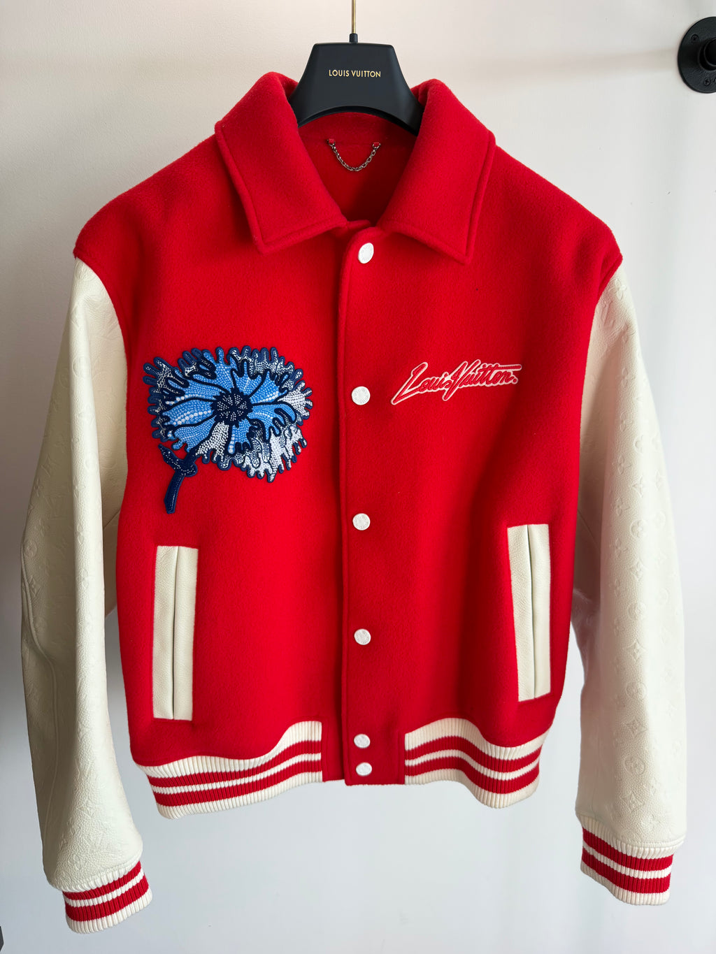 LOUIS VUITTON X YAYOI KUSAMA VARSITY JACKET - XL | PRE OWNED