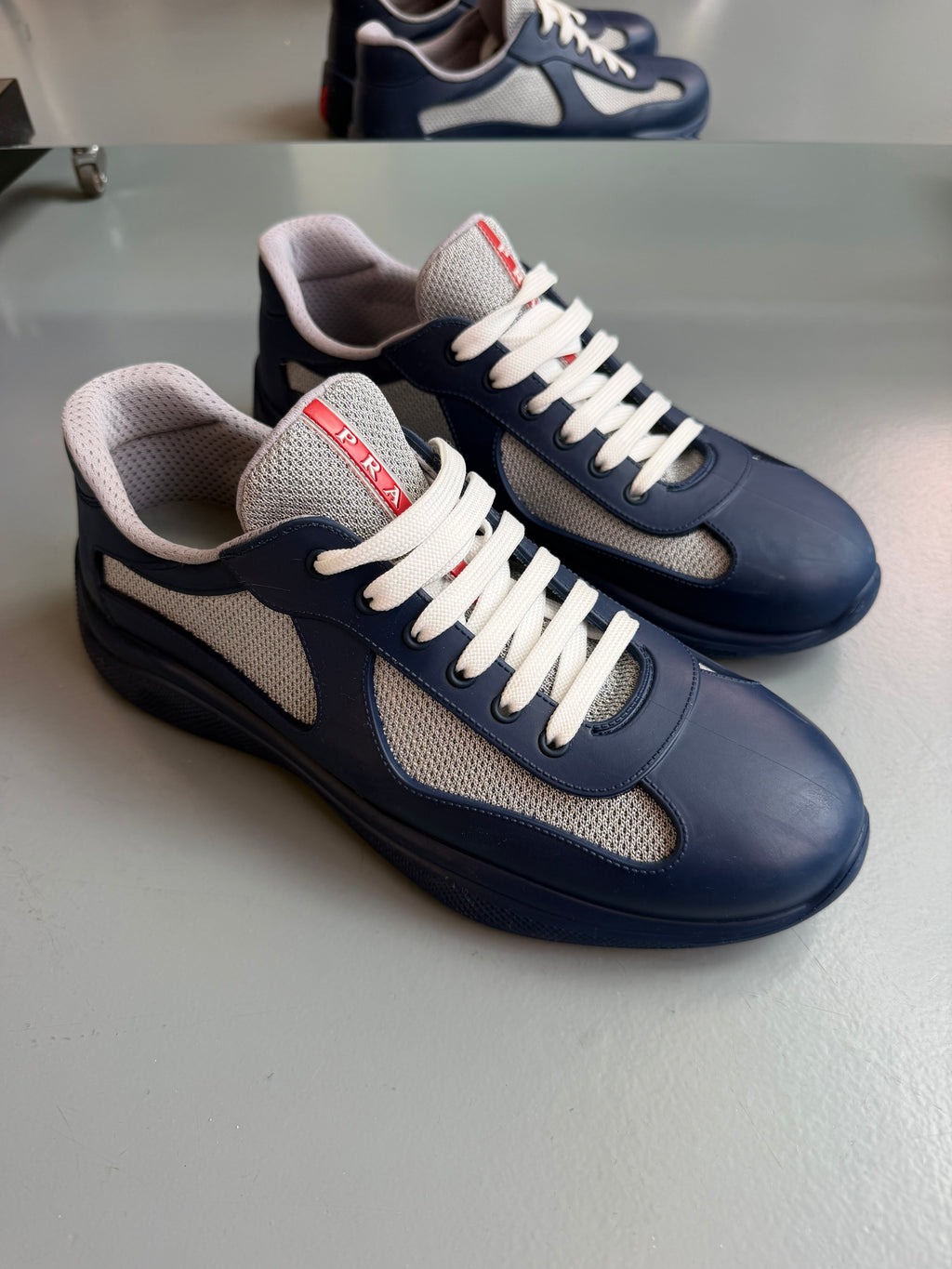 PRADA AMERICA CUP NAVY - UK 10 (Fits 11) | PRE OWNED