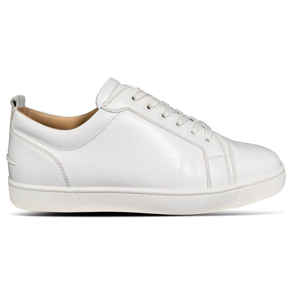 CHRISTIAN LOUBOUTIN JUNIOR CALF WHITE - UK 10.5 (Fits 11) | PRE OWNED
