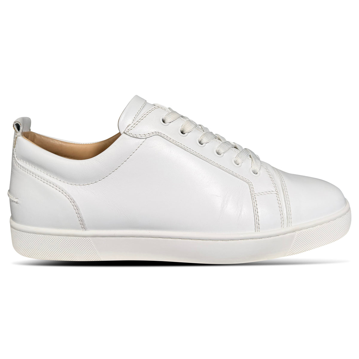 CHRISTIAN LOUBOUTIN JUNIOR CALF WHITE - UK 10.5 (Fits 11) | PRE OWNED