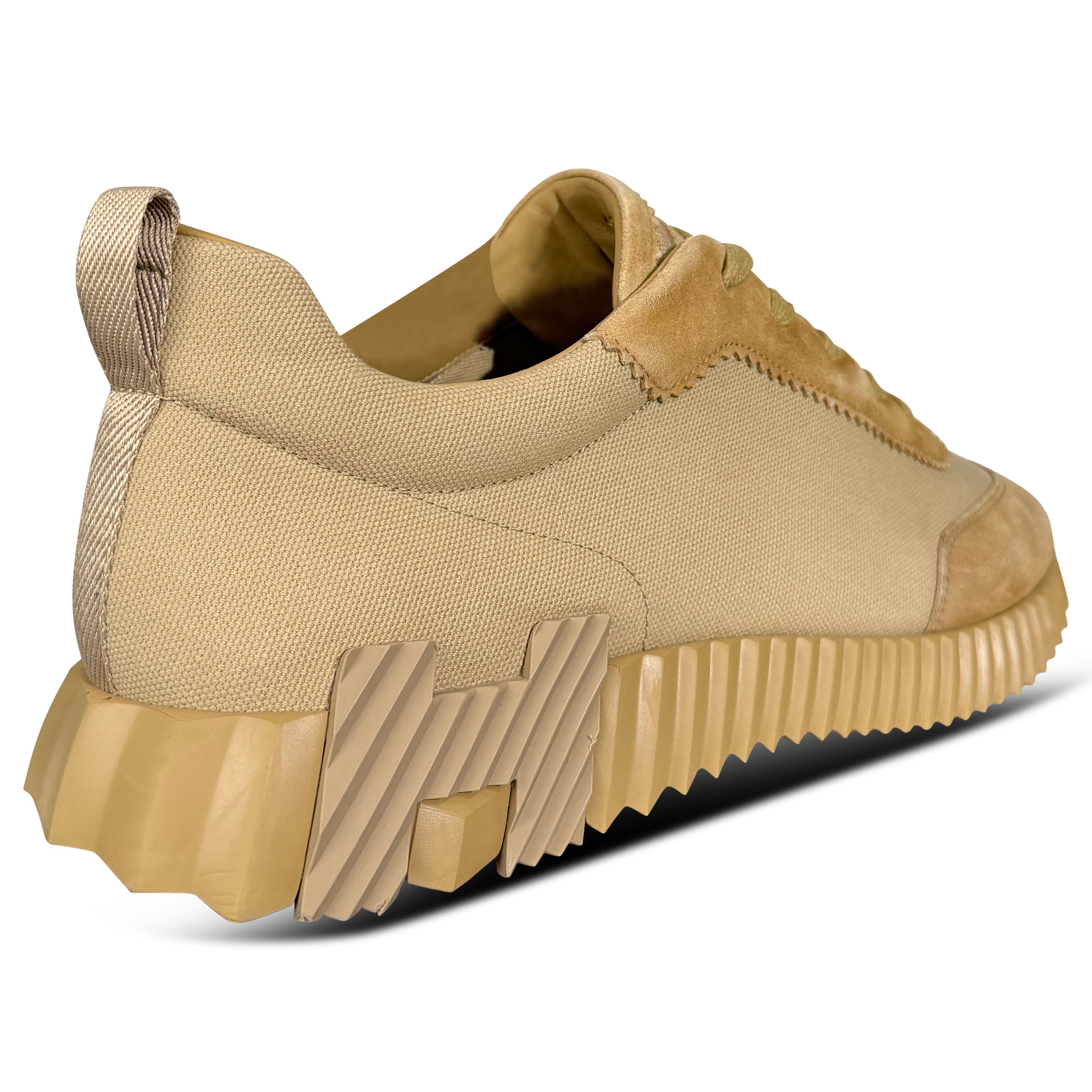 HERMES BOUNCING BEIGE TRAINER  - UK 8 (Fits 8.5) | PRE OWNED