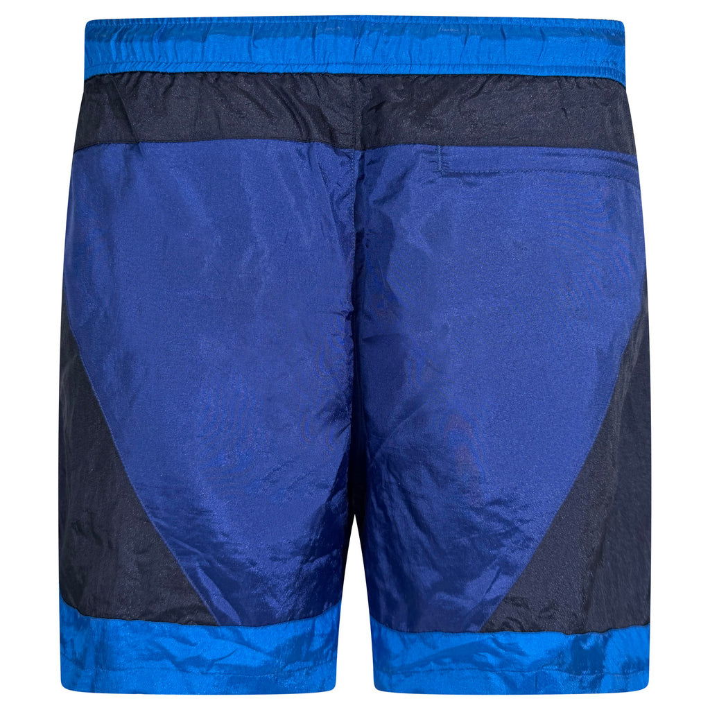 KITH NYLON NAVY TURBO SHORTS - LARGE | PRE OWNED