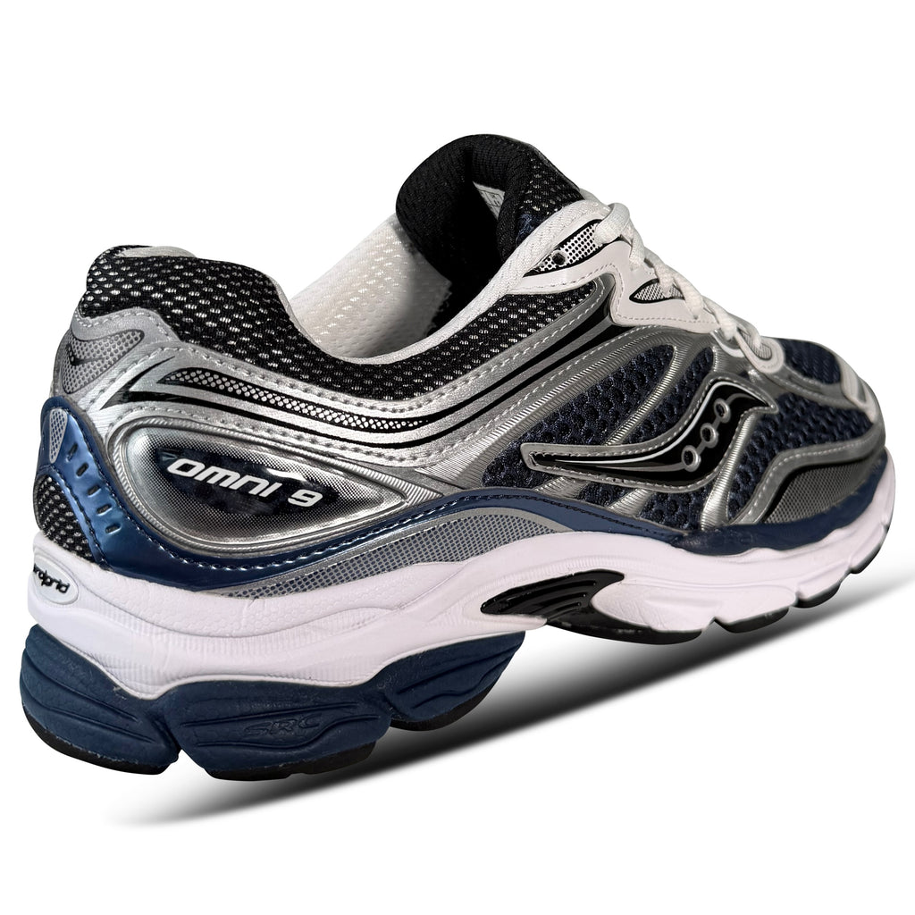 SAUCONY PROGRID OMNI 9 NAVY - UK 8.5 | PRE OWNED