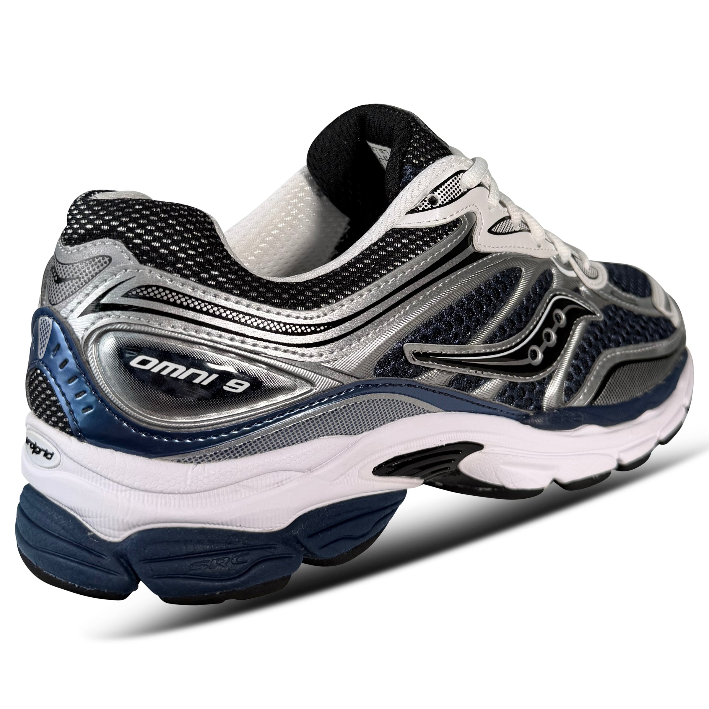SAUCONY PROGRID OMNI 9 NAVY - UK 8.5 | PRE OWNED