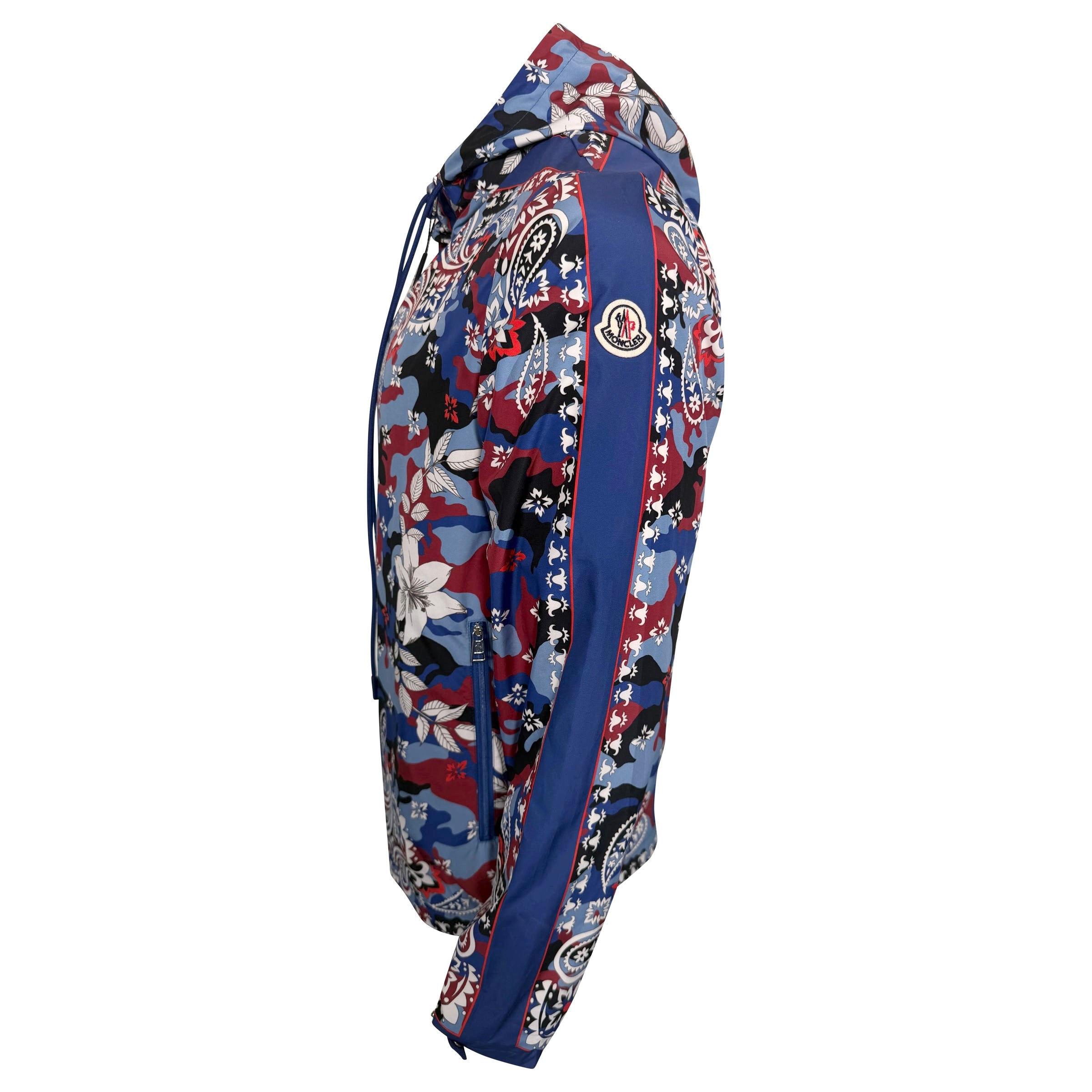 MONCLER HOTAY PRINTED WINDBREAKER - SIZE 3 (Fits Large) | NEW