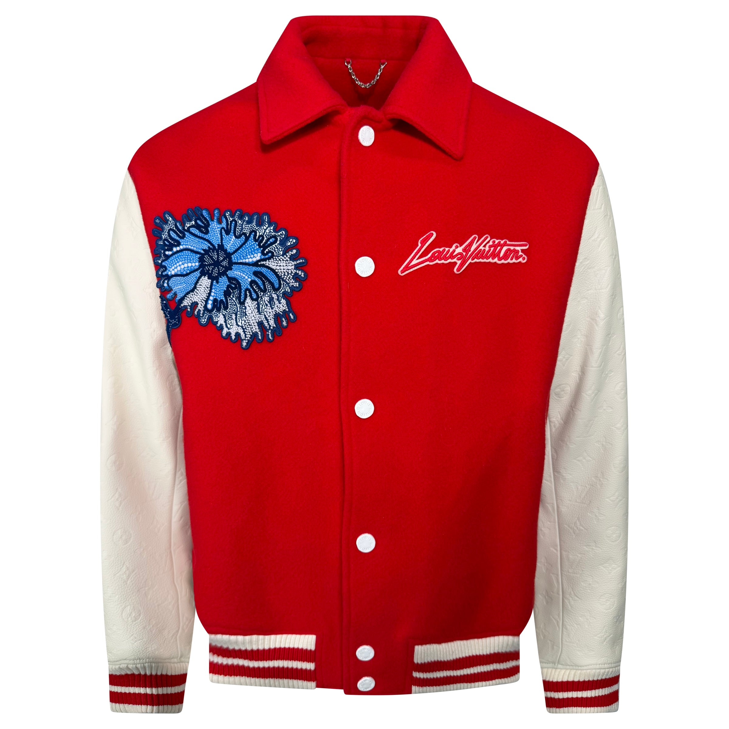 LOUIS VUITTON X YAYOI KUSAMA VARSITY JACKET - XL | PRE OWNED
