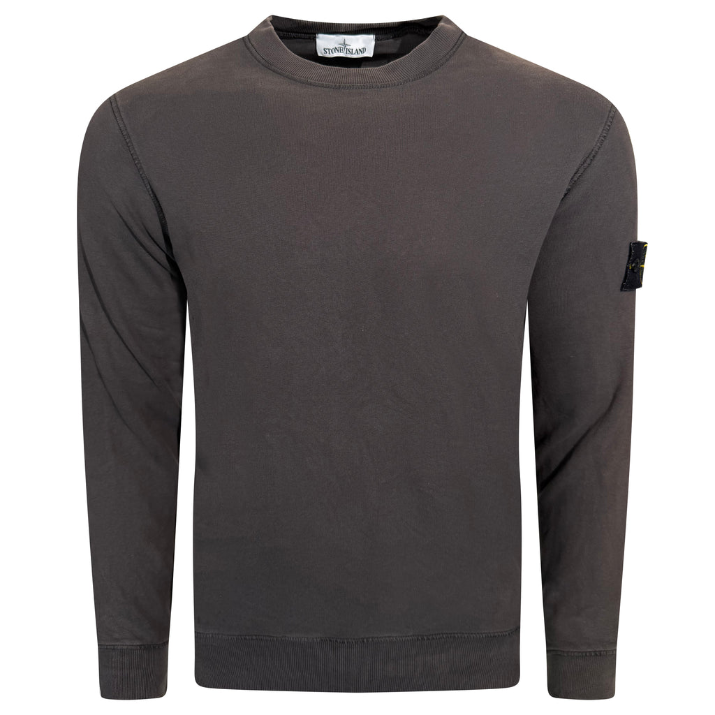 STONE ISLAND BADGE SWEATSHIRT GREY - MEDIUM | PRE OWNED