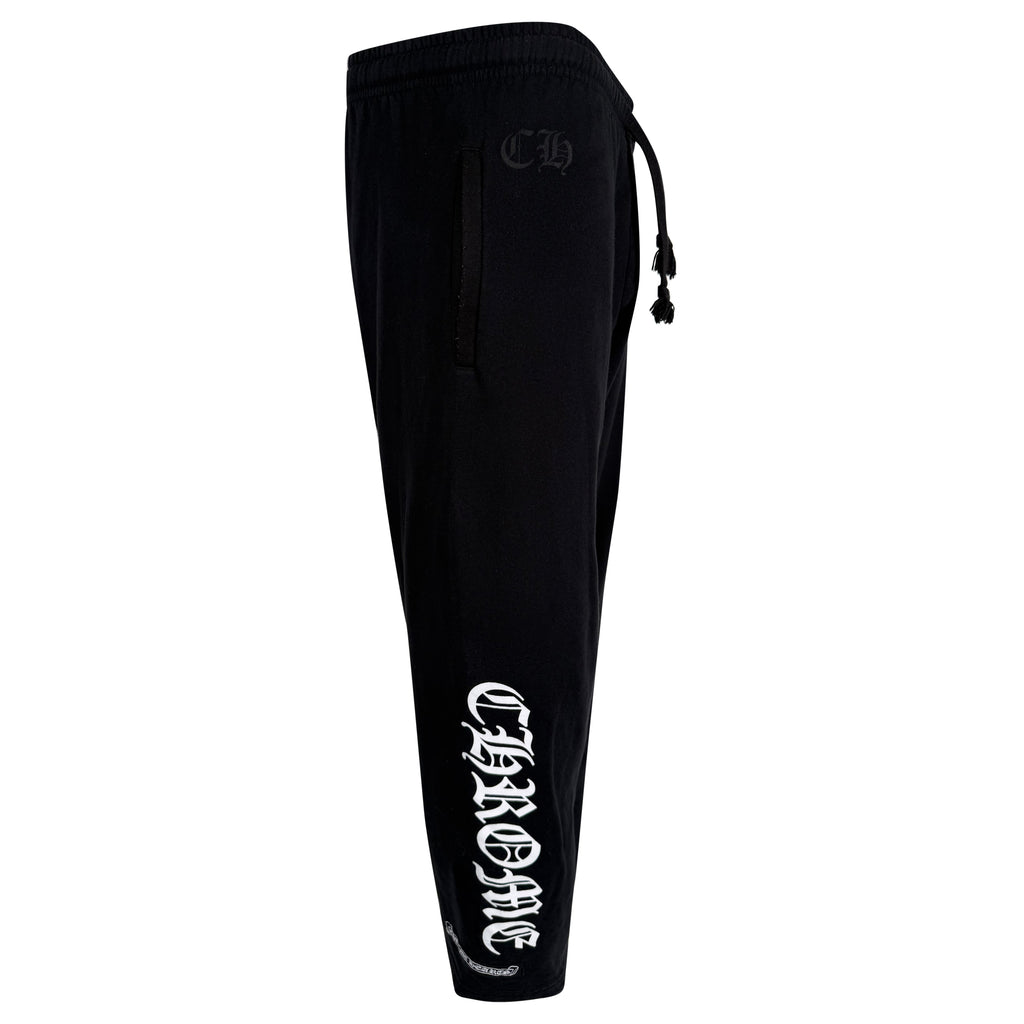 CHROME HEARTS BLACK LOOG TRACK PANTS - LARGE | PRE OWNED
