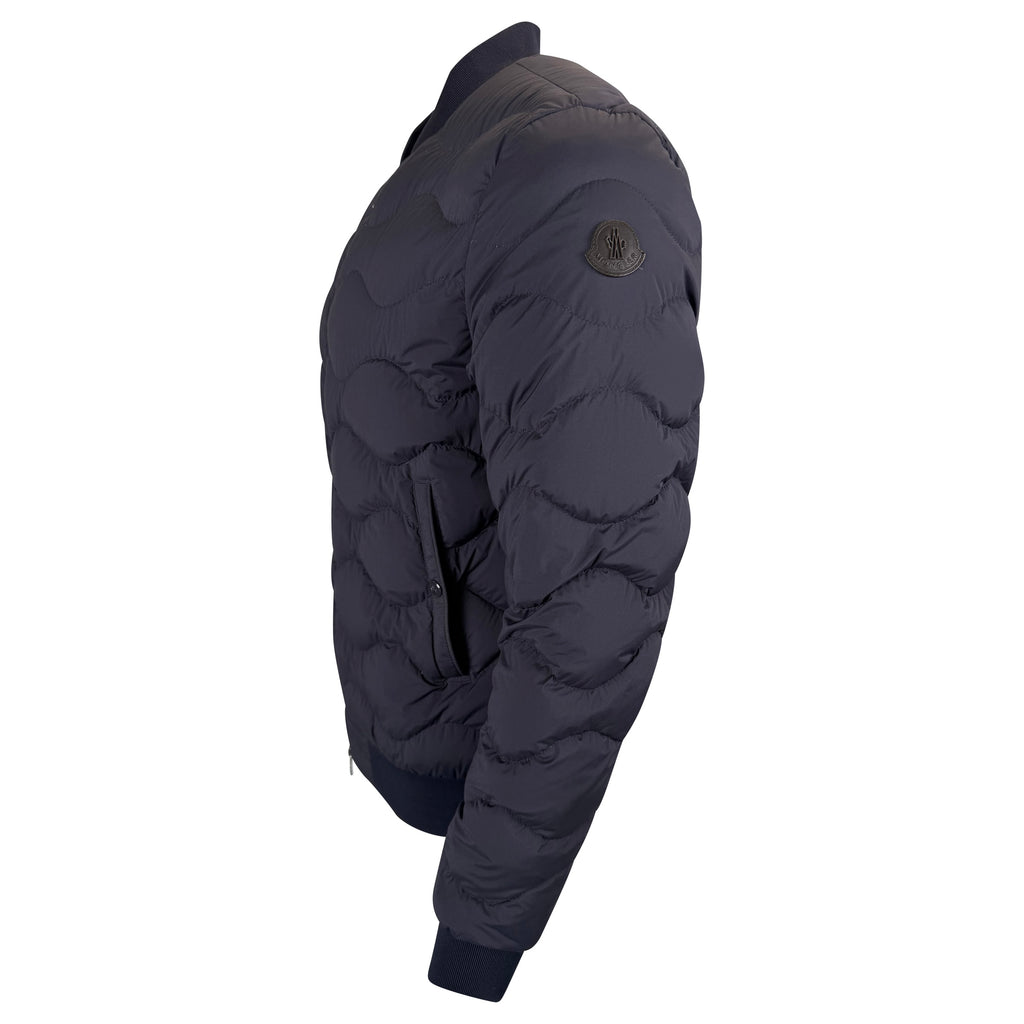 MONCLER NAVY DOWN JACKET - SIZE 4 (Large) | PRE OWNED