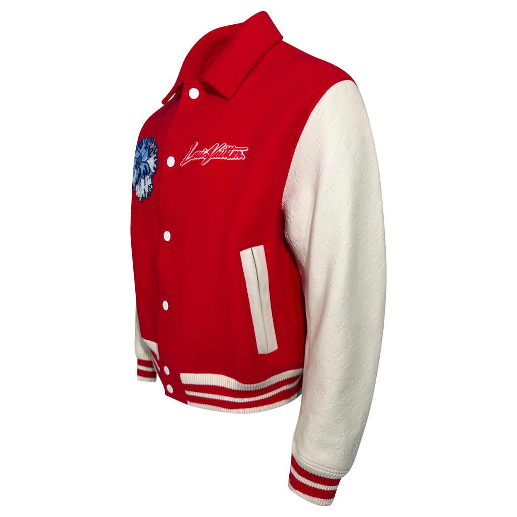LOUIS VUITTON X YAYOI KUSAMA VARSITY JACKET - XL | PRE OWNED