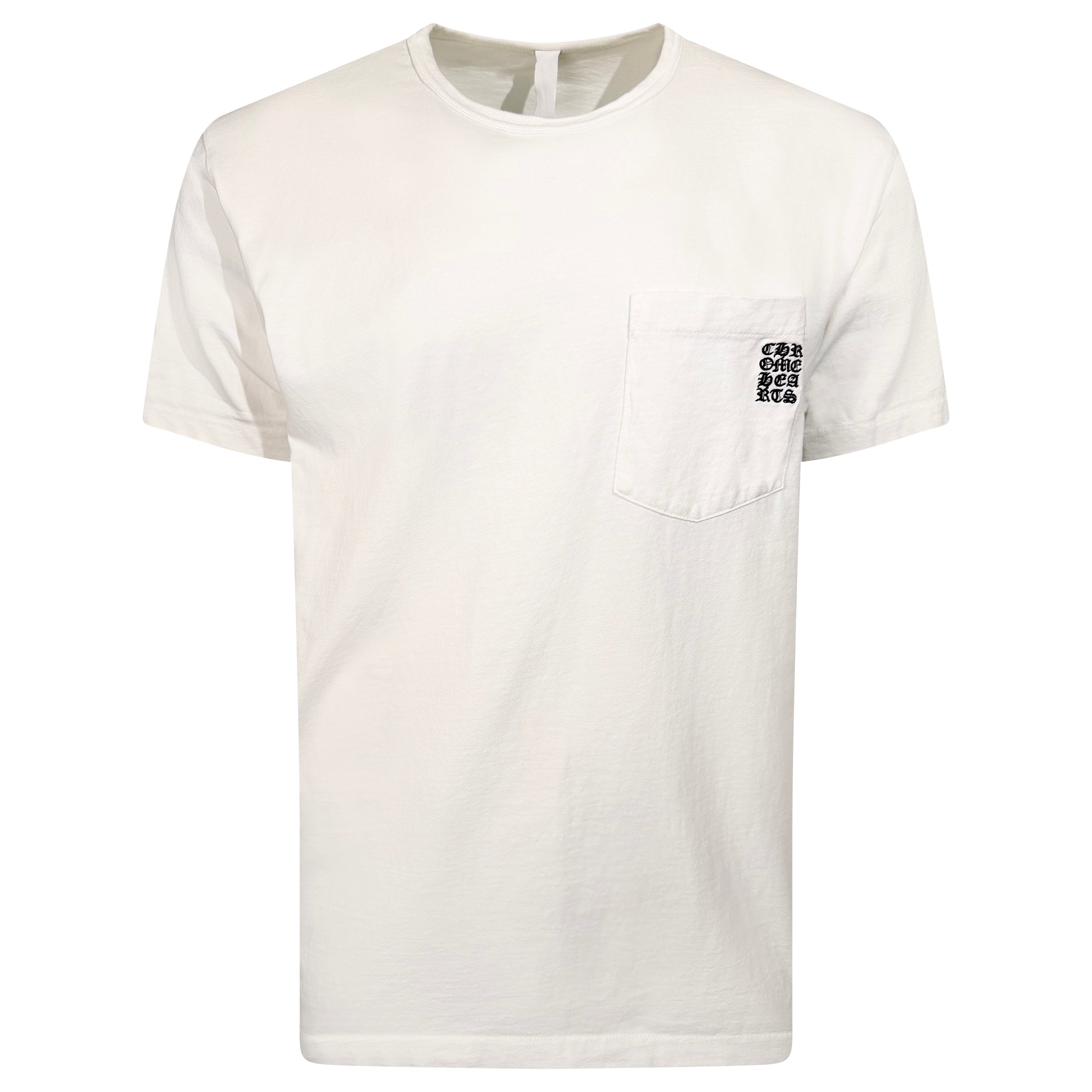 CHROME HEARTS EYE POCKET WHITE T SHIRT - XXL | PRE OWNED
