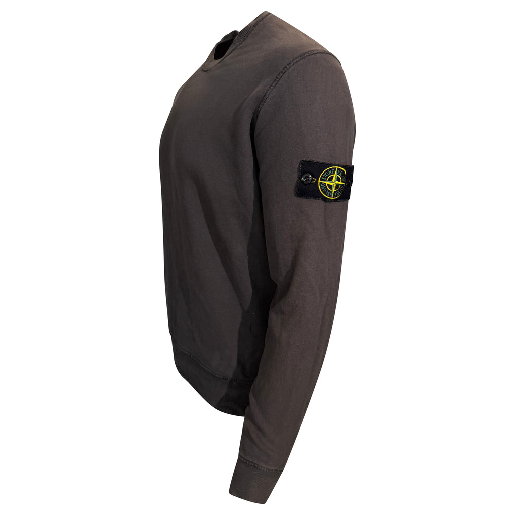 STONE ISLAND BADGE SWEATSHIRT GREY - MEDIUM | PRE OWNED