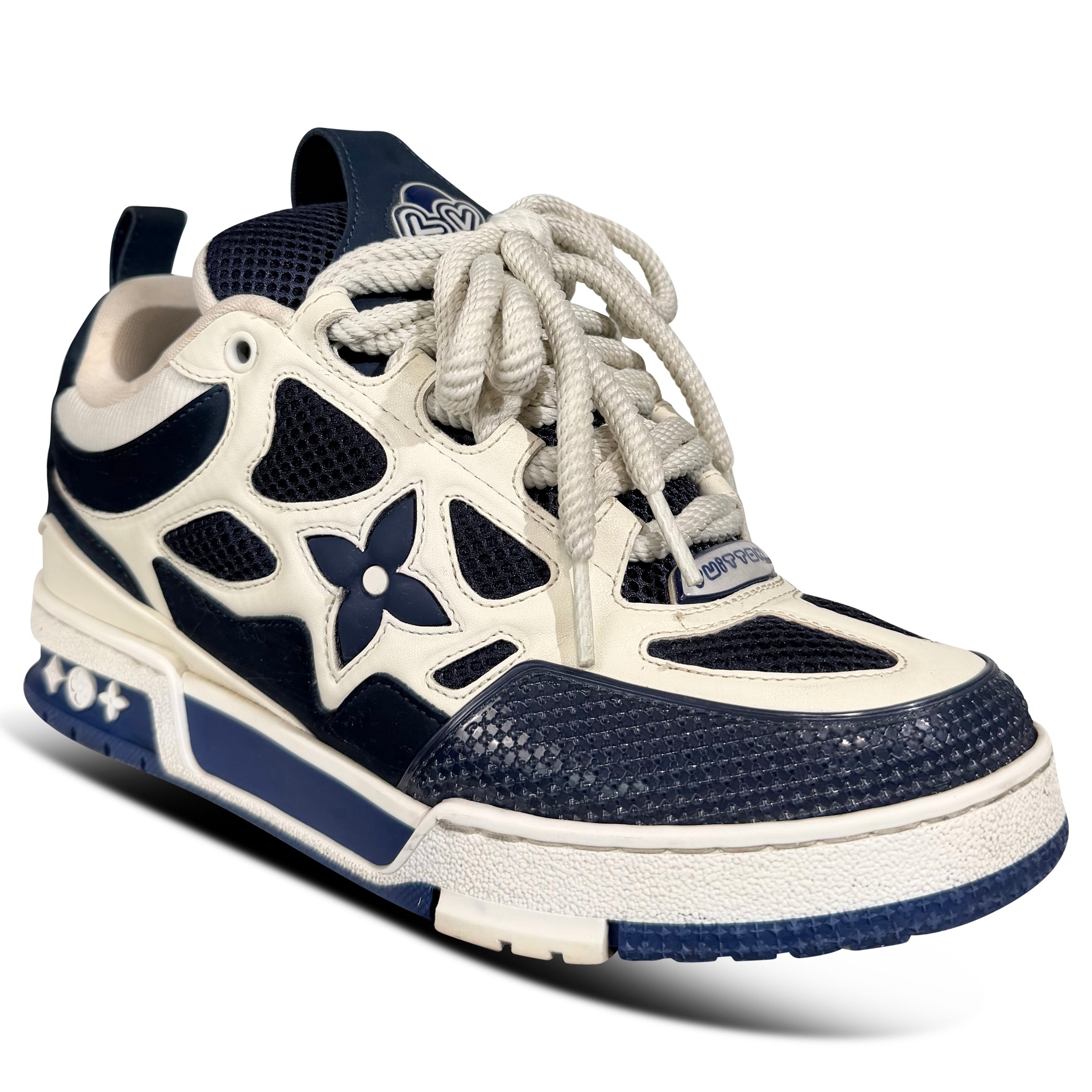 LOUIS VUITTON SKATE SNEAKER NAVY - UK 6.5 (Fit 7.5) | PRE OWNED