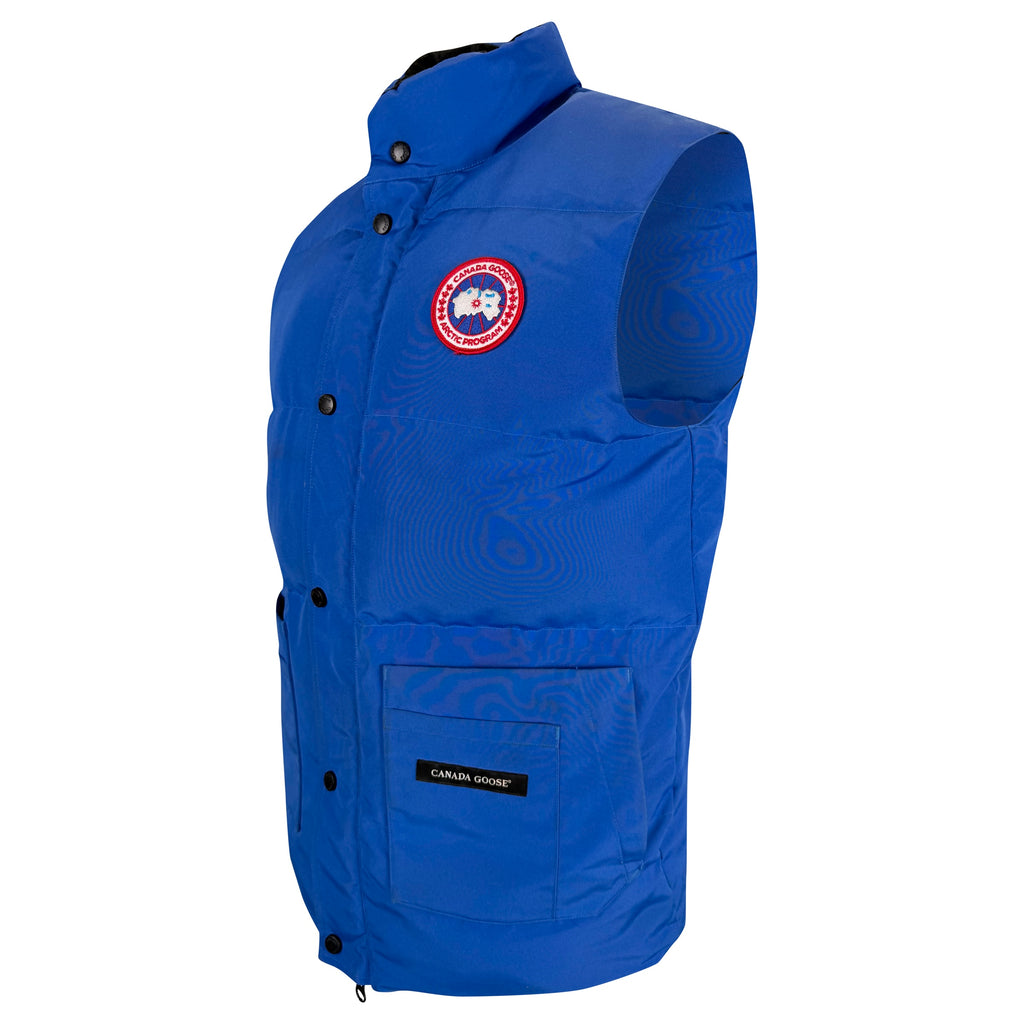 CANADA GOOSE BLUE GILET - LARGE | PRE OWNED