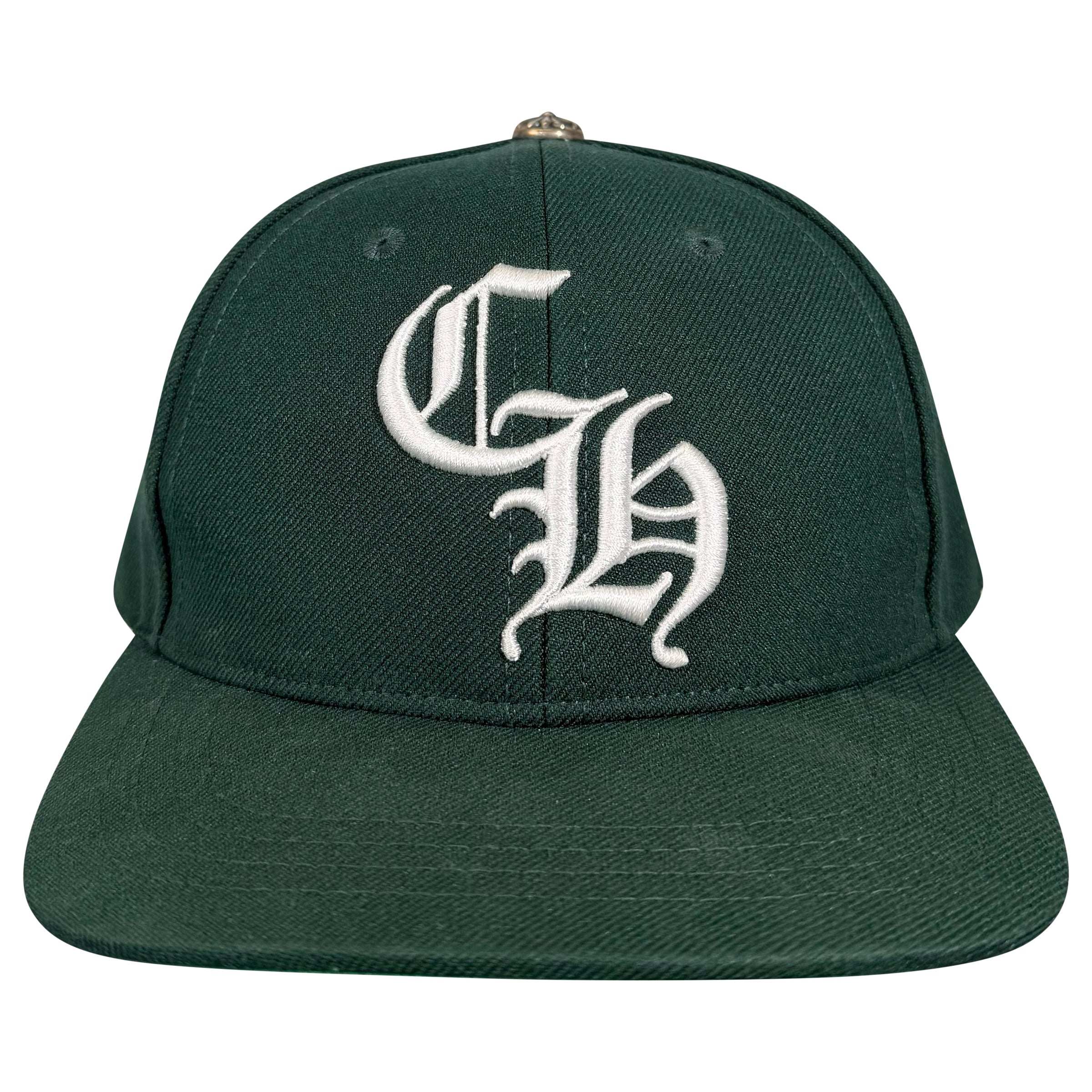 CHROME HEARTS GREEN CH HAT | PRE OWNED